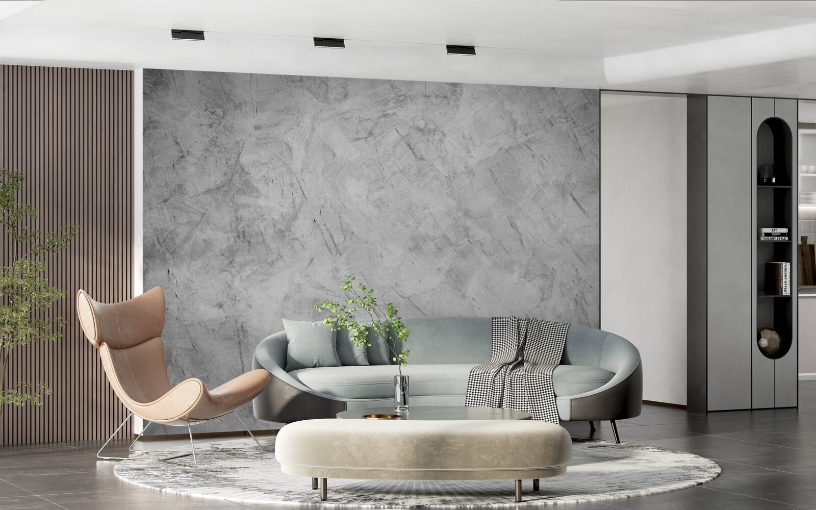 Fototapeta ulewny deszcz w lesie zanurzonym we mgle