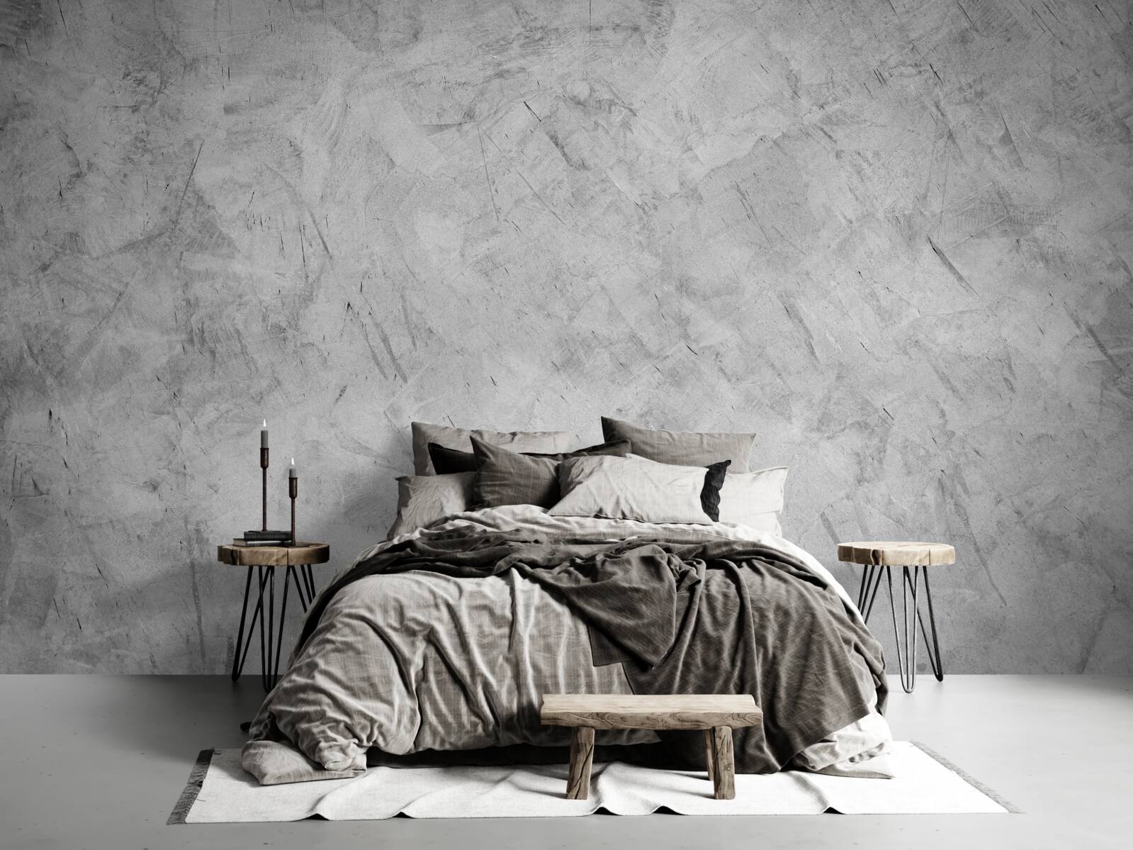 Fototapeta ulewny deszcz w lesie zanurzonym we mgle