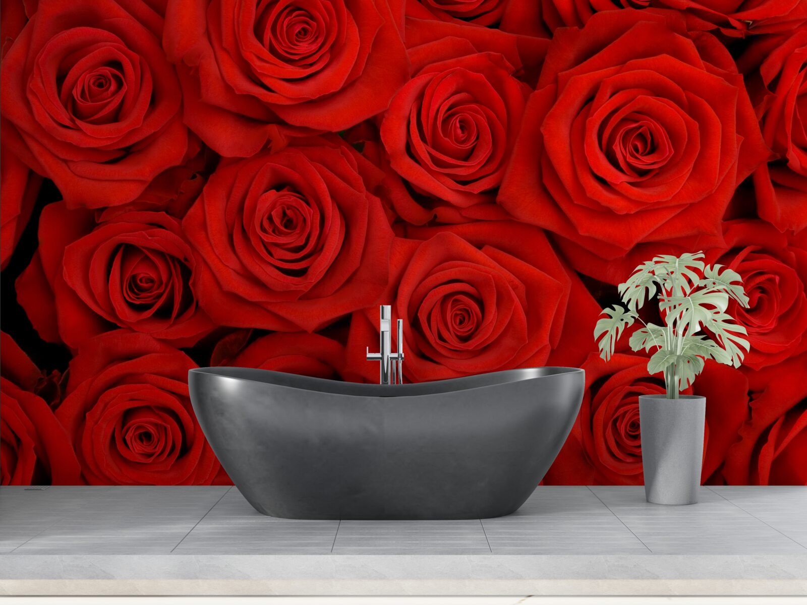 Fototapeta bukiet czerwonych róż