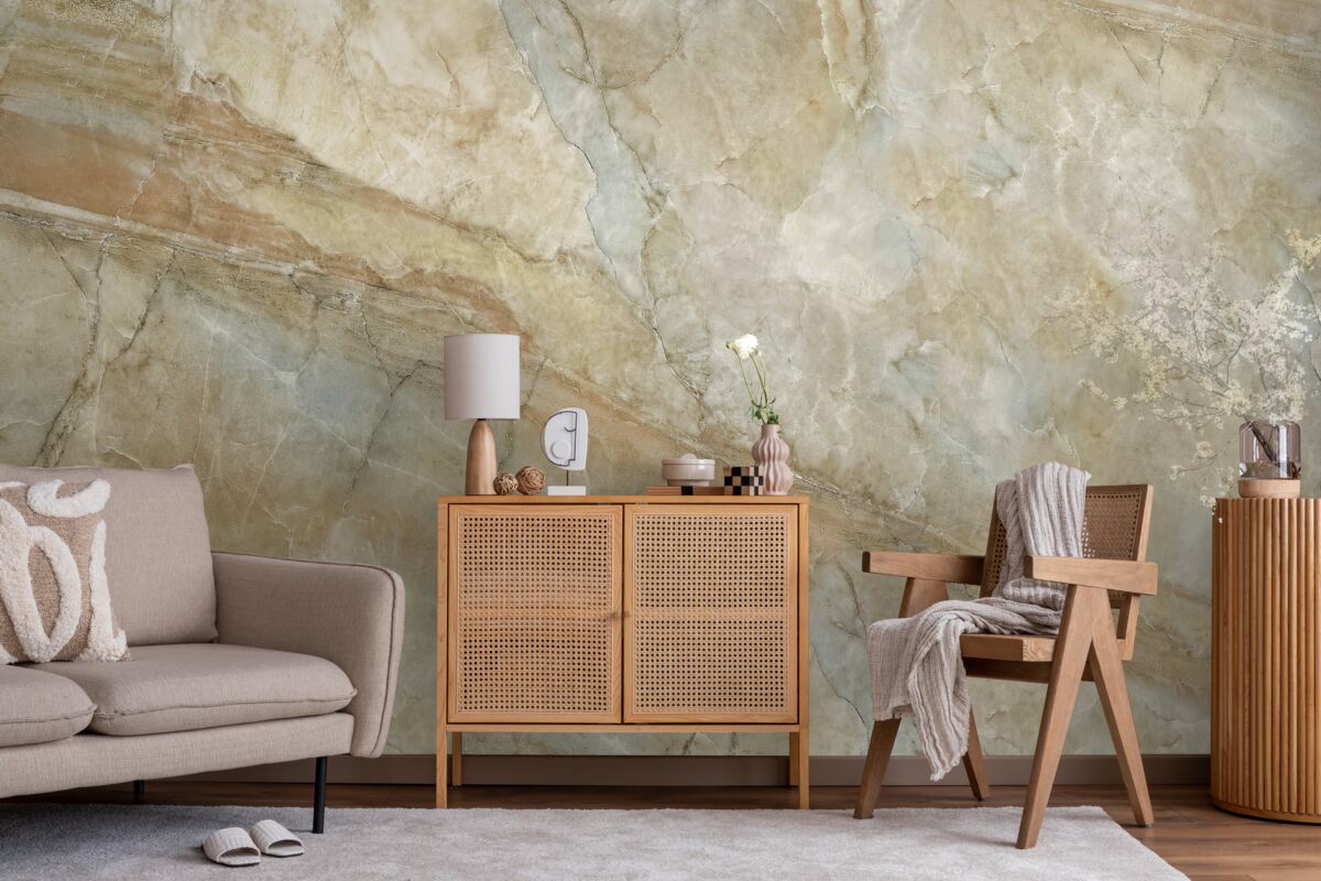 Fototapeta odbicie rozgwieżdżonego nocnego nieba w wodzie