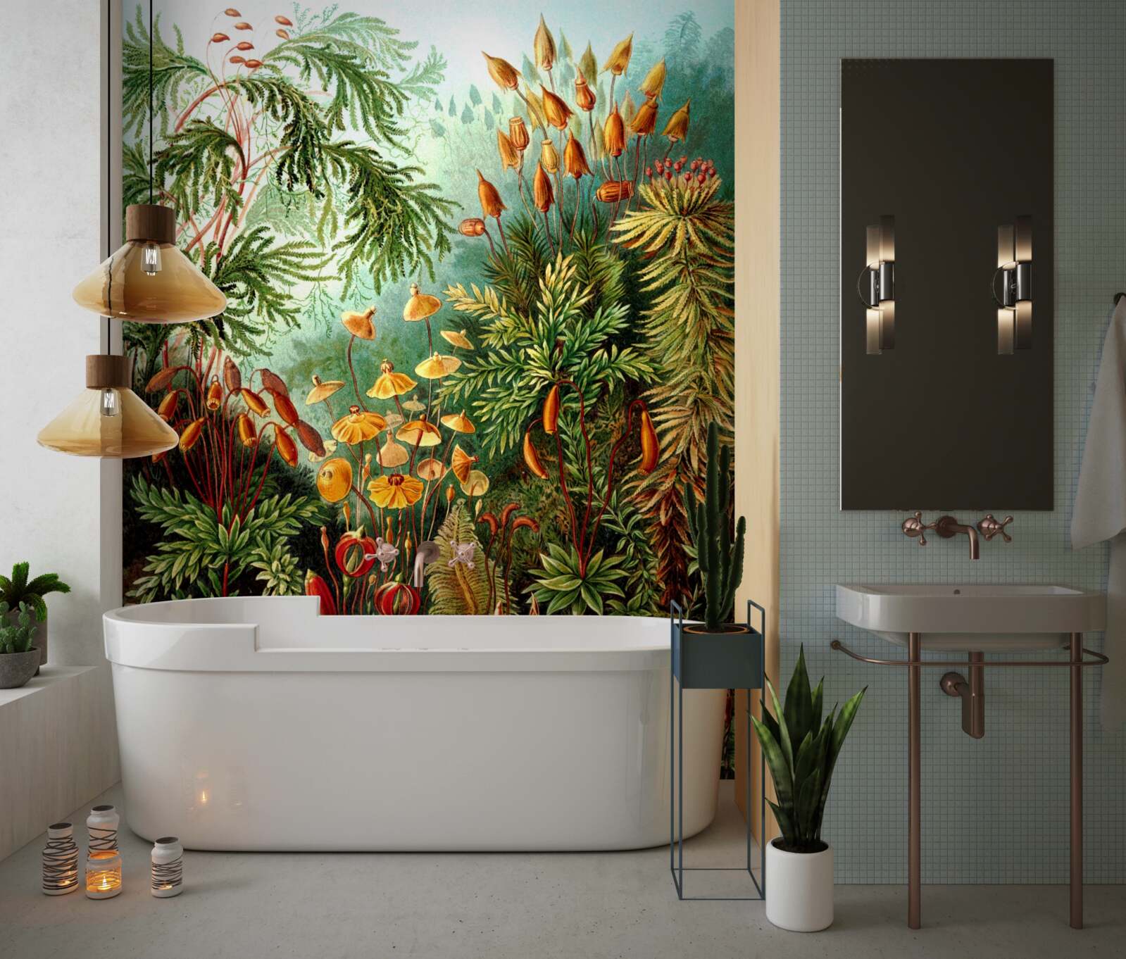 Fototapeta zachwycające odcienie lasu tropikalnego