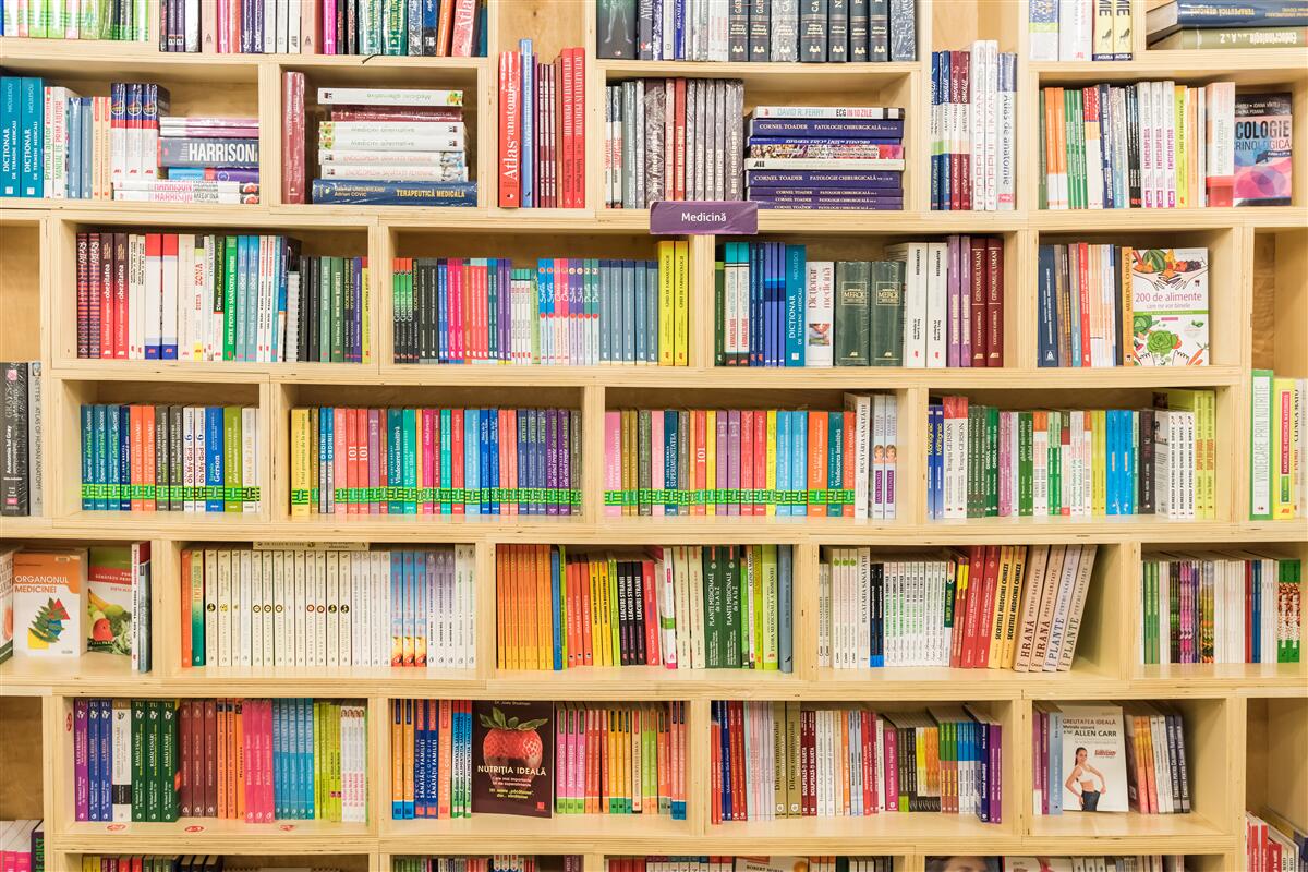 Fototapeta tomy w domowym księgozbiorze