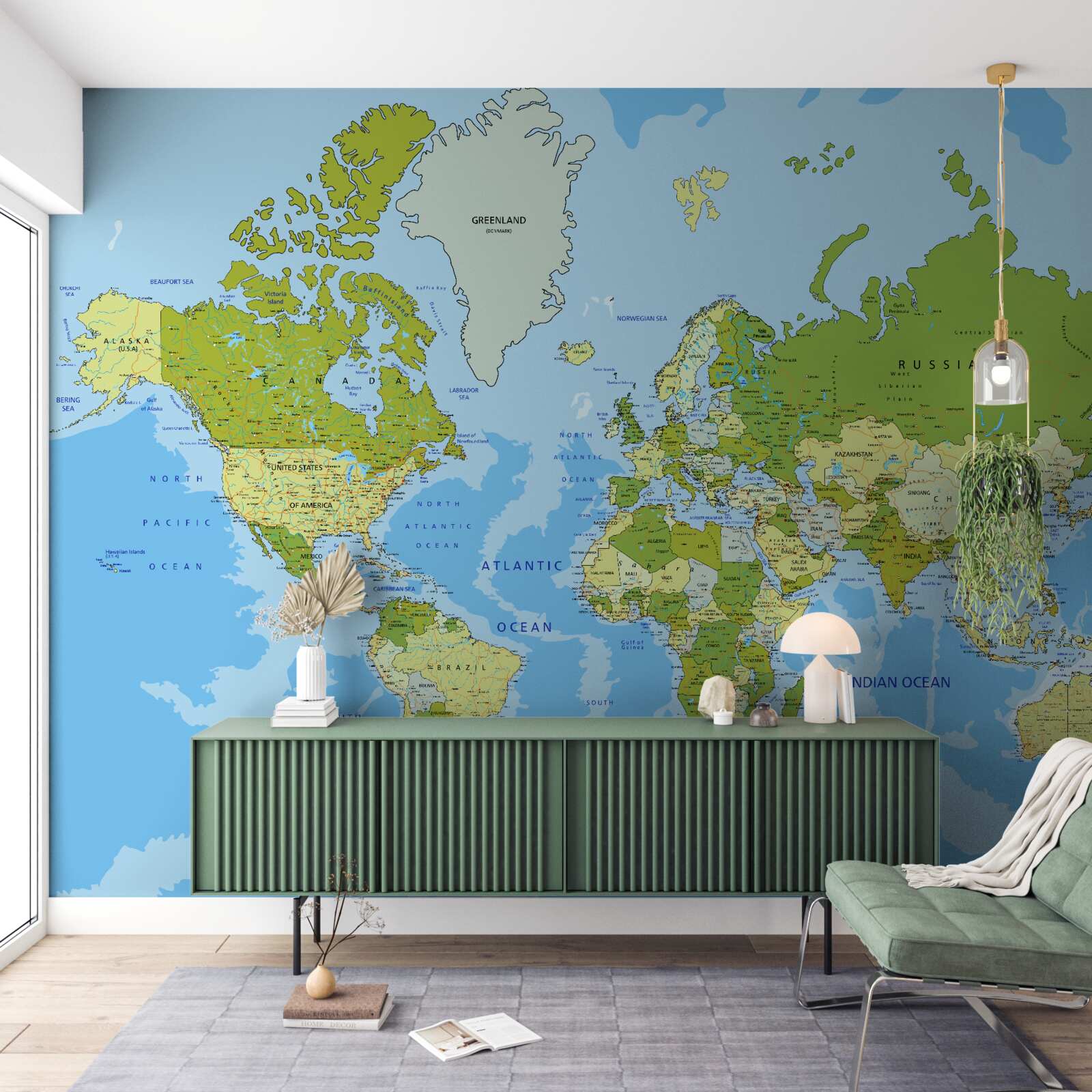 Fototapeta tradycyjna mapa świata