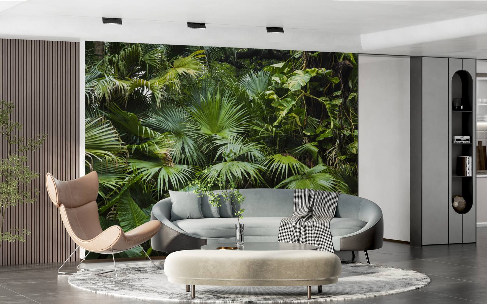 Fototapeta tropiki są bogate w zieloną roślinność