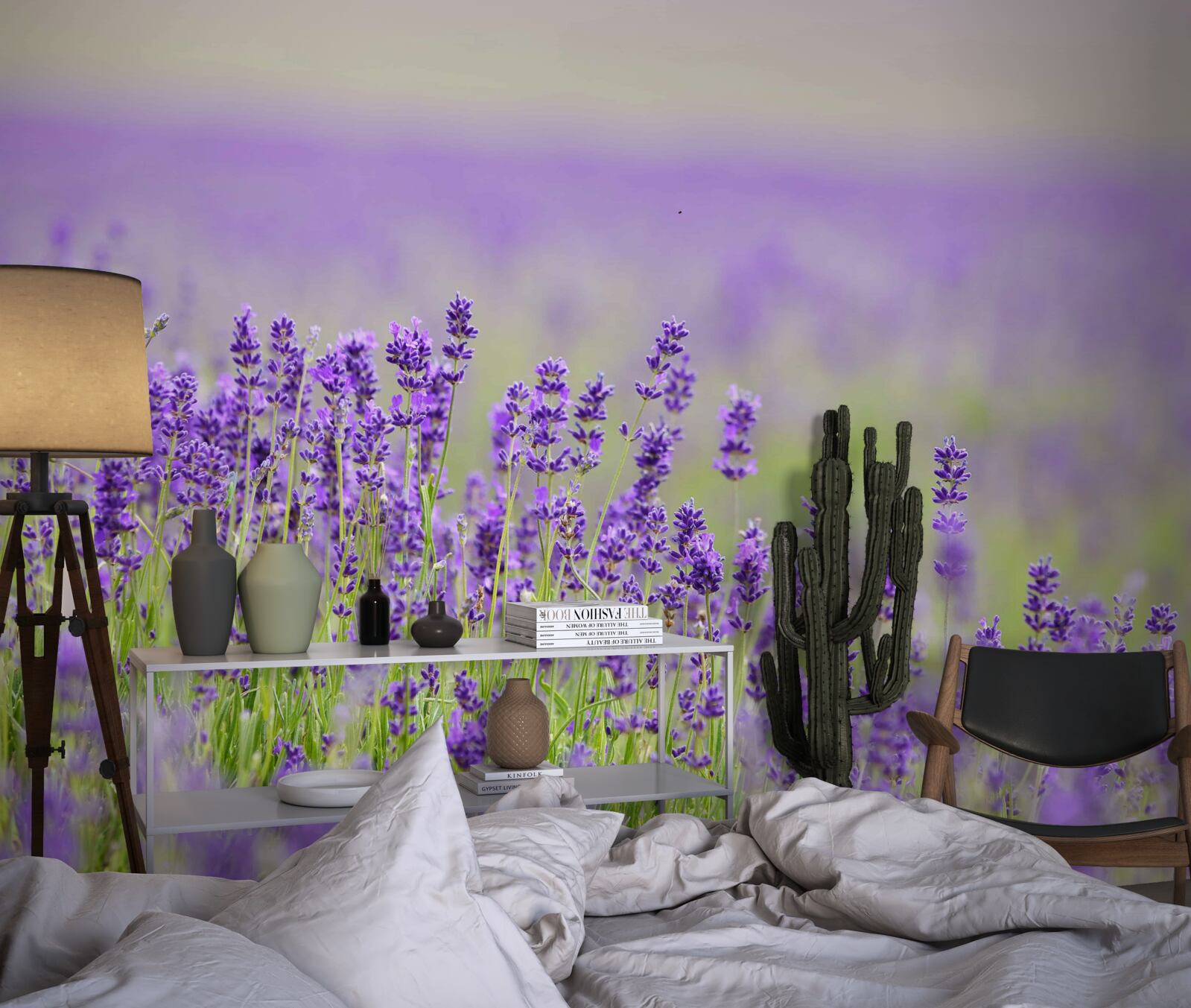 Fototapeta pola lawendy