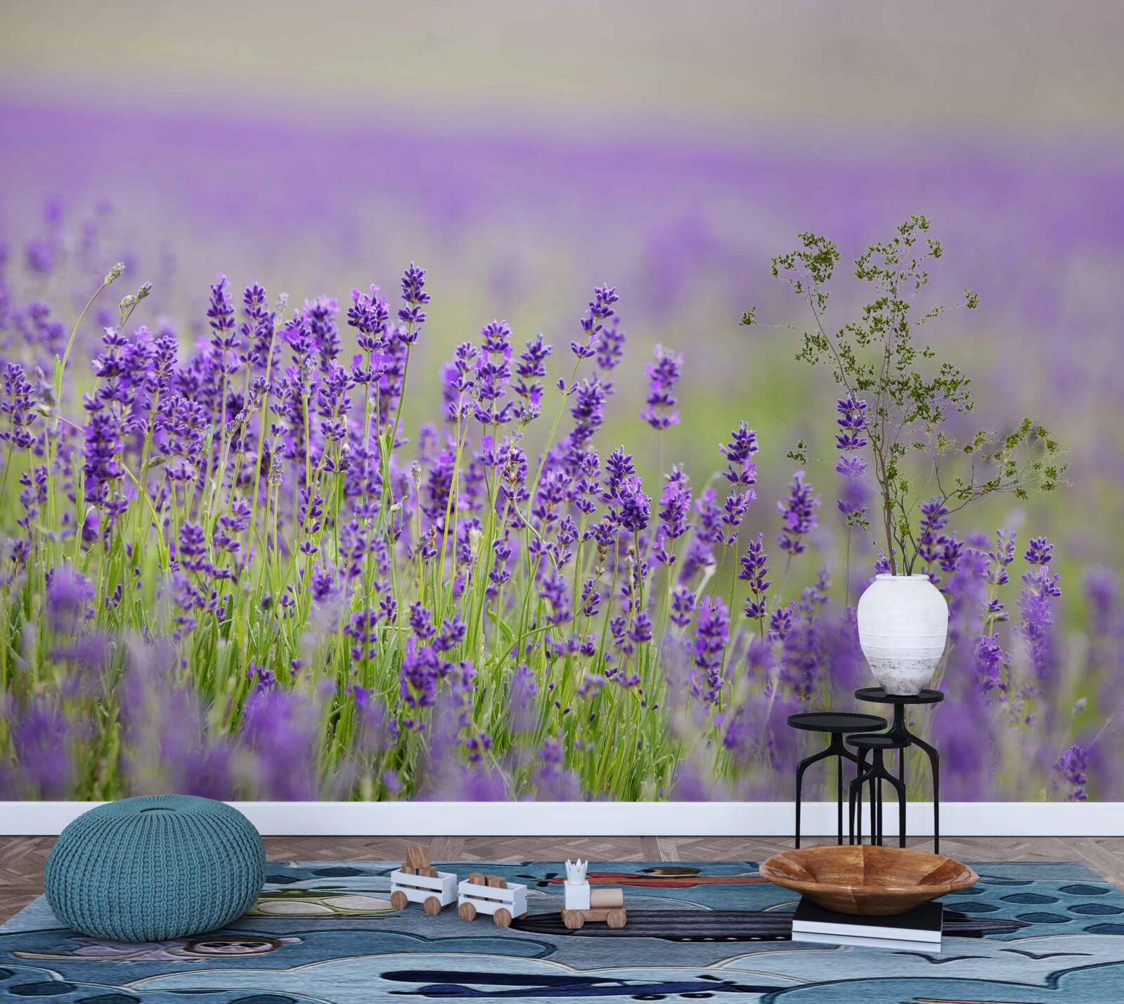 Fototapeta pola lawendy