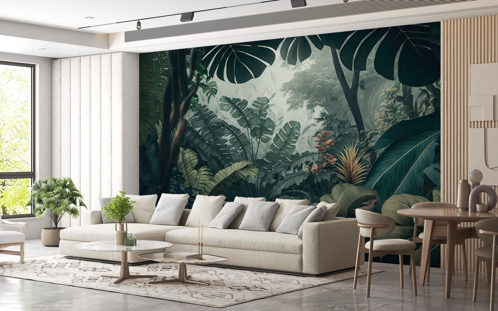 Fototapeta bujna tropikalna roślinność