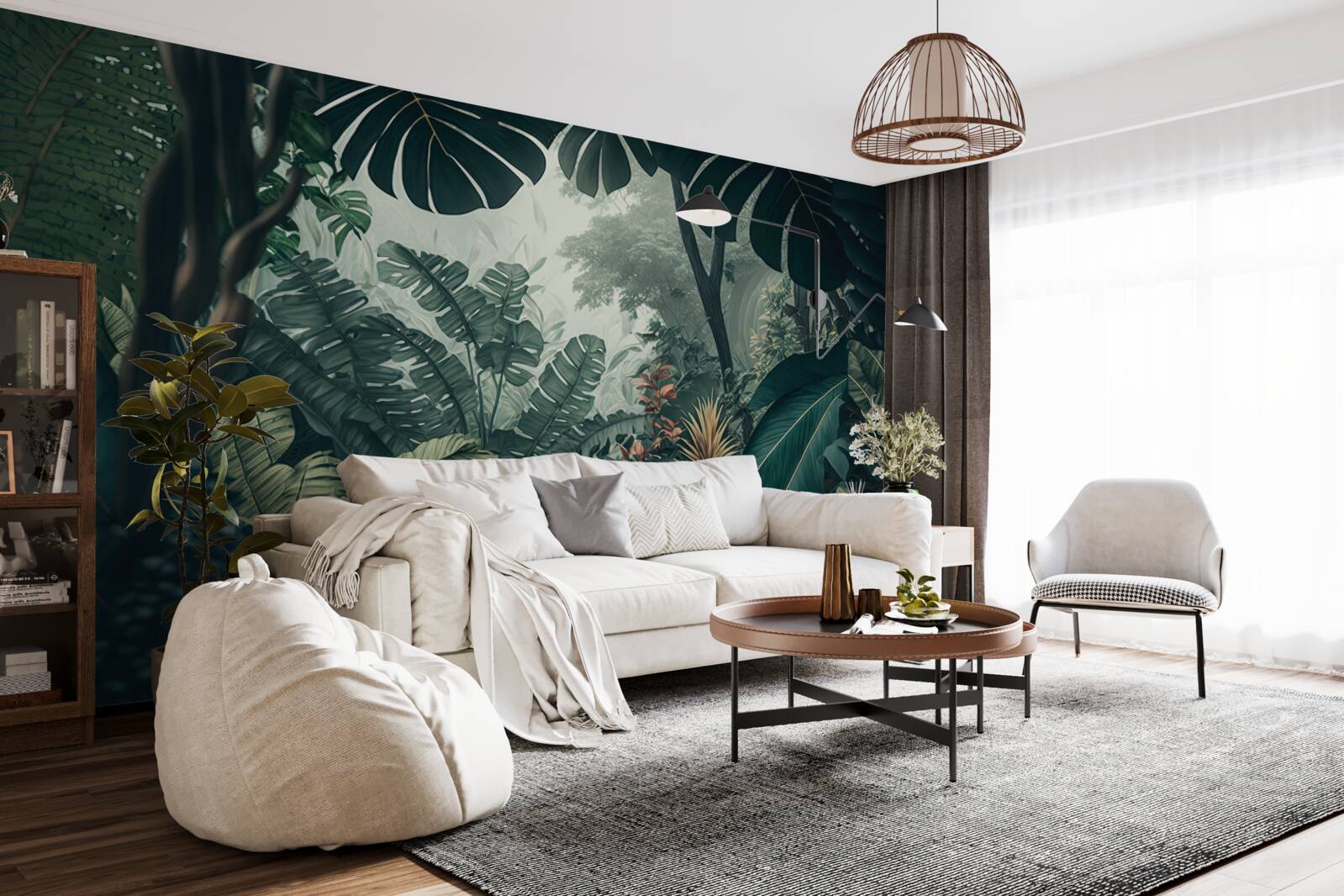 Fototapeta bujna tropikalna roślinność