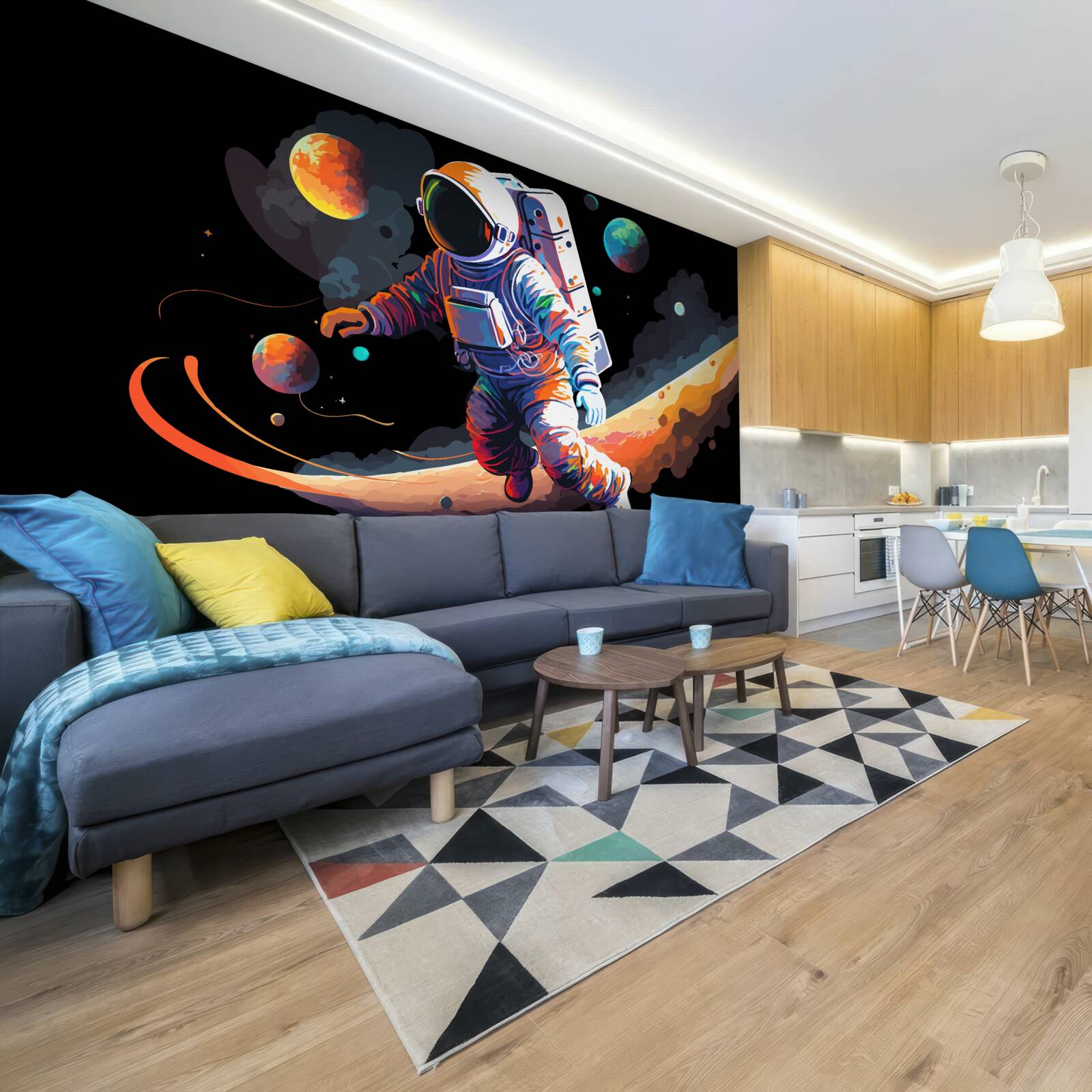 Fototapeta astronauta we wszechświecie