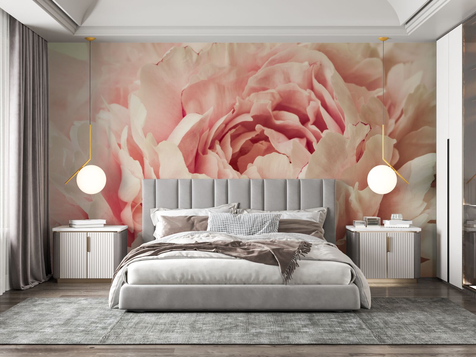 Fototapeta delikatne granulki kwiatu asteru