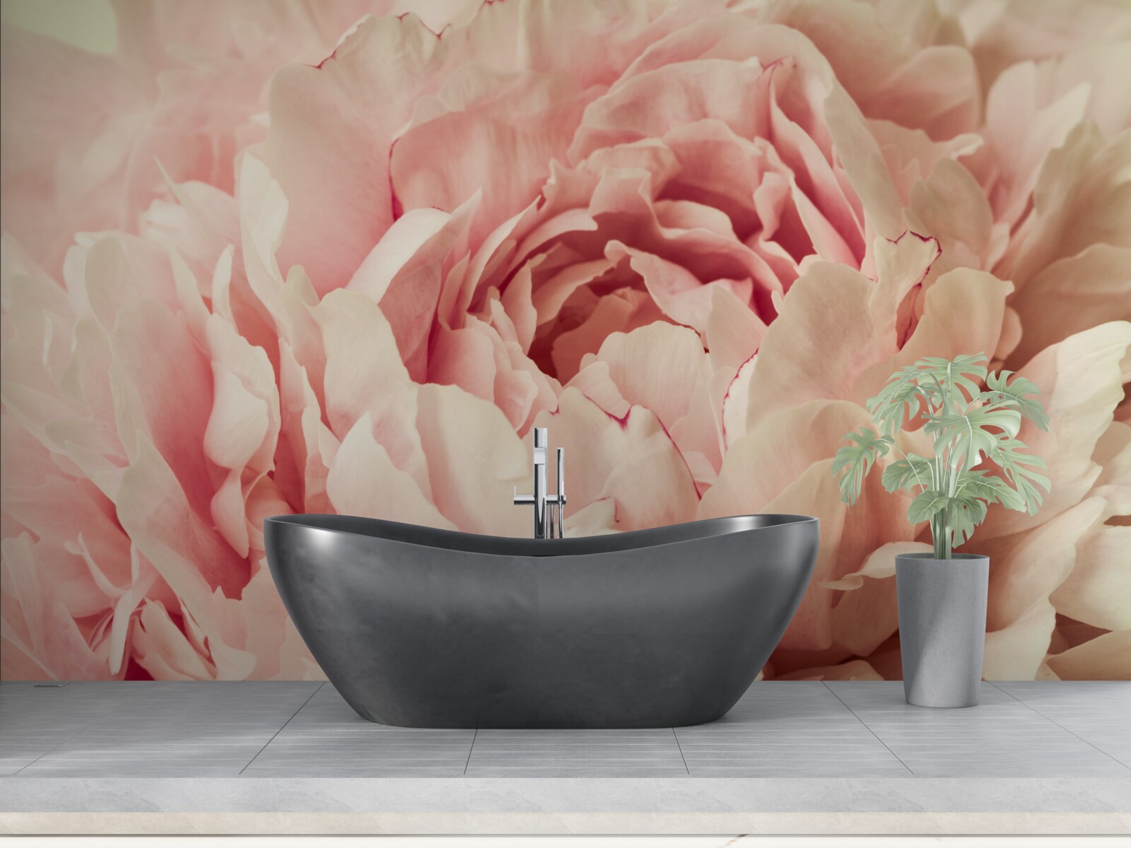 Fototapeta delikatne granulki kwiatu asteru