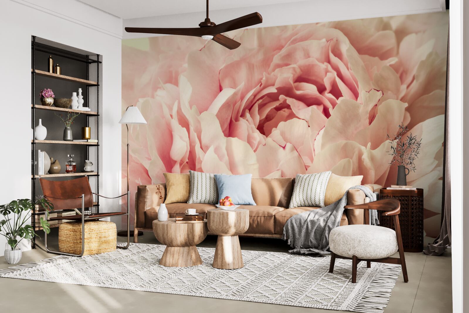 Fototapeta delikatne granulki kwiatu asteru