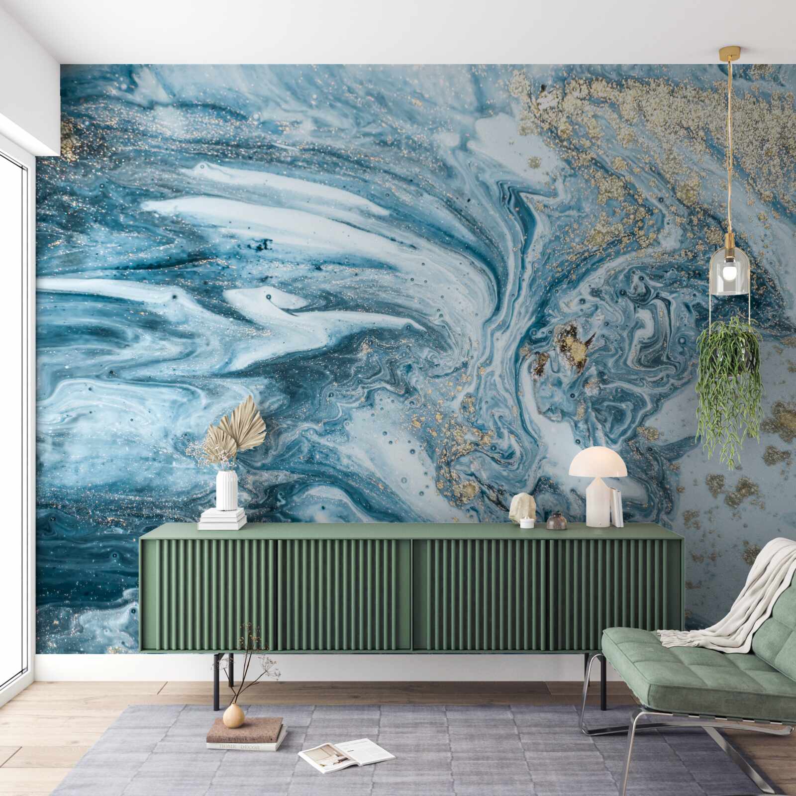 Fototapeta turkis niebieski płyn