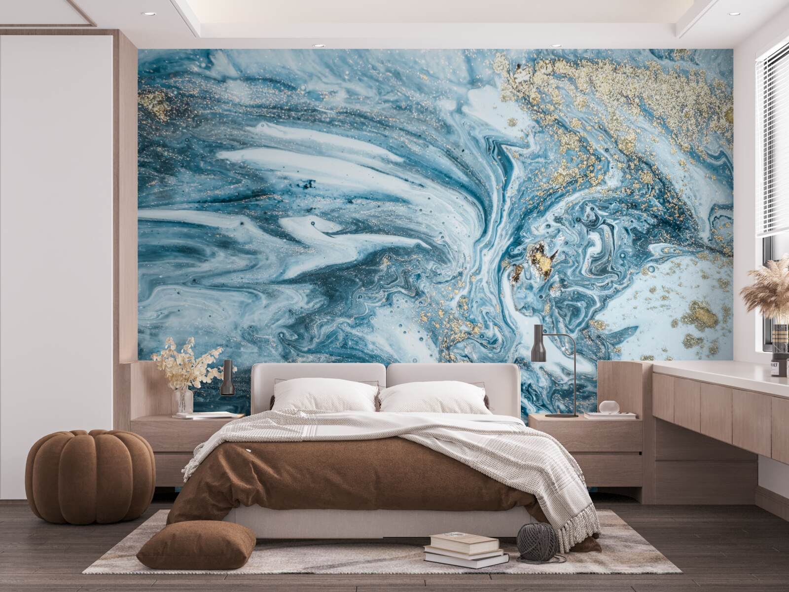 Fototapeta turkis niebieski płyn