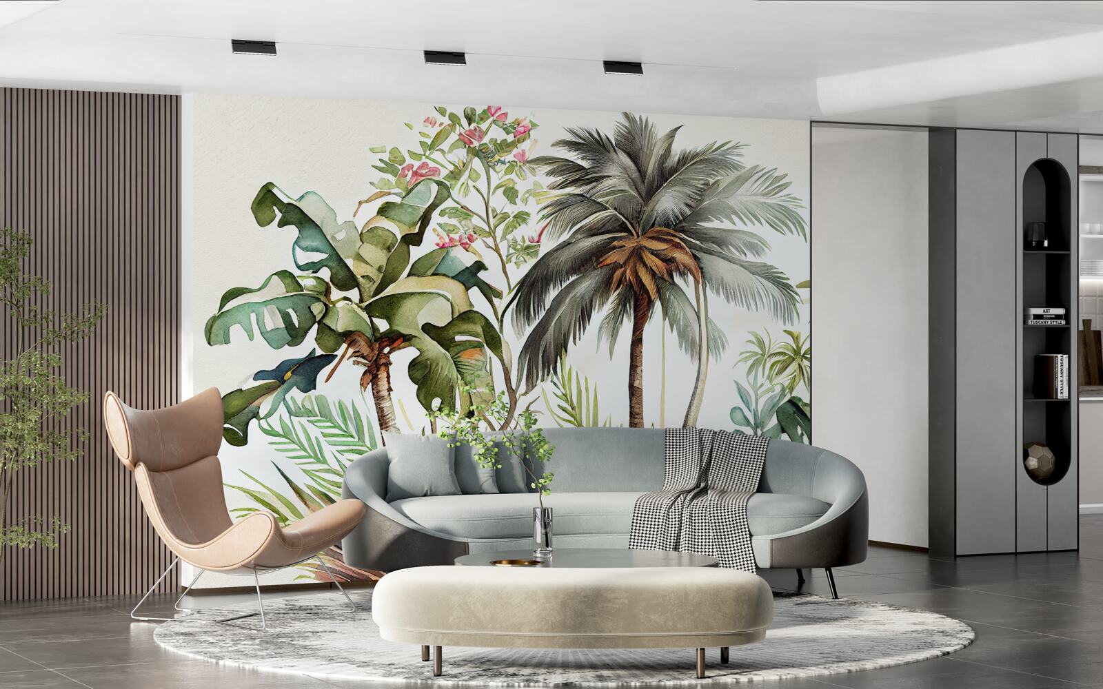 Fototapeta rośliny tropikalne, w tym palmy