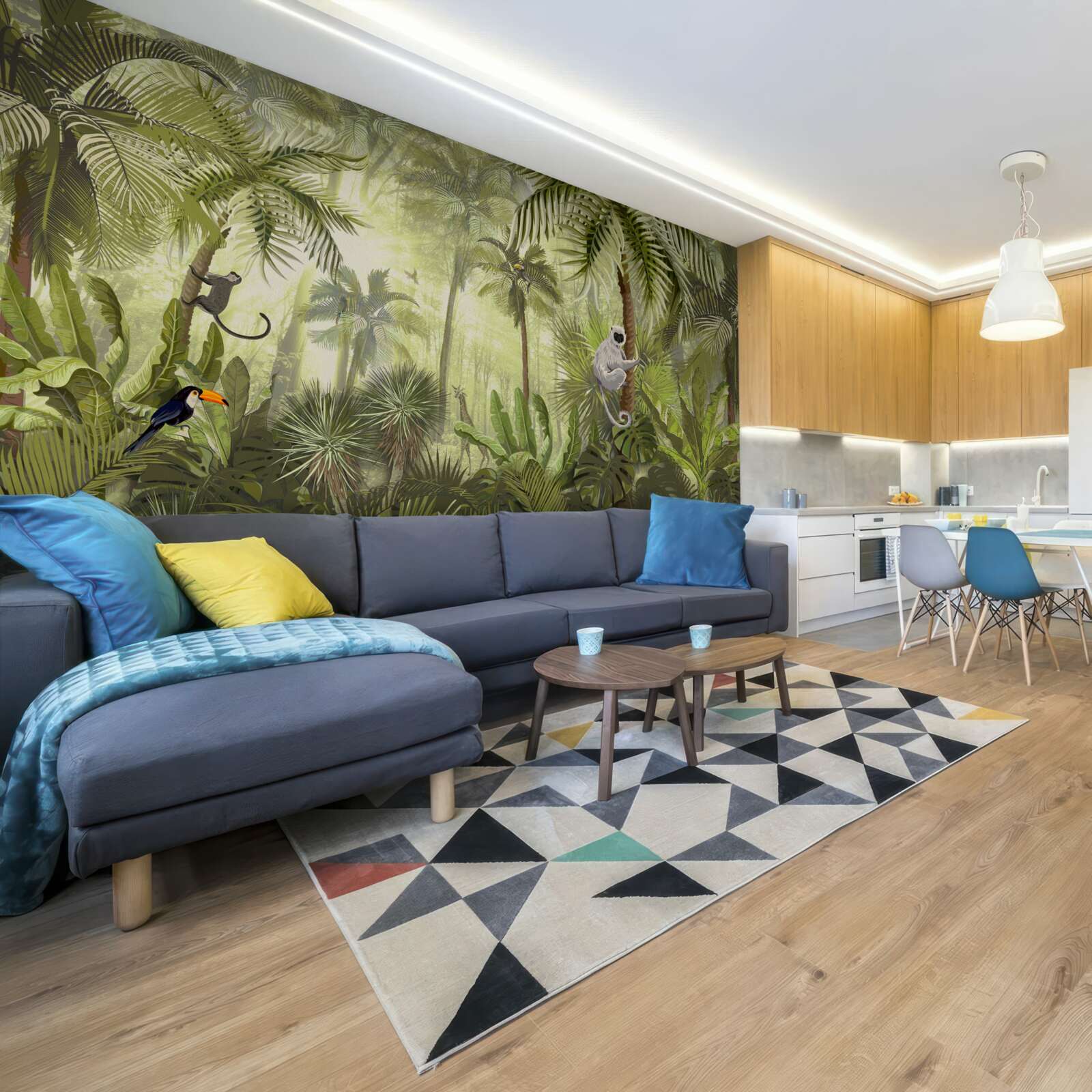 Fototapeta poranna mgła w regionach tropikalnych