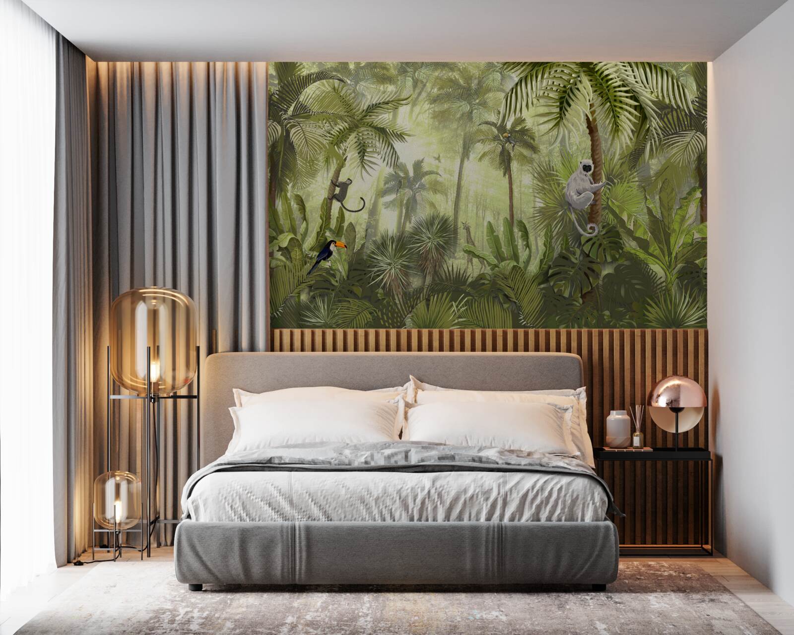 Fototapeta poranna mgła w regionach tropikalnych