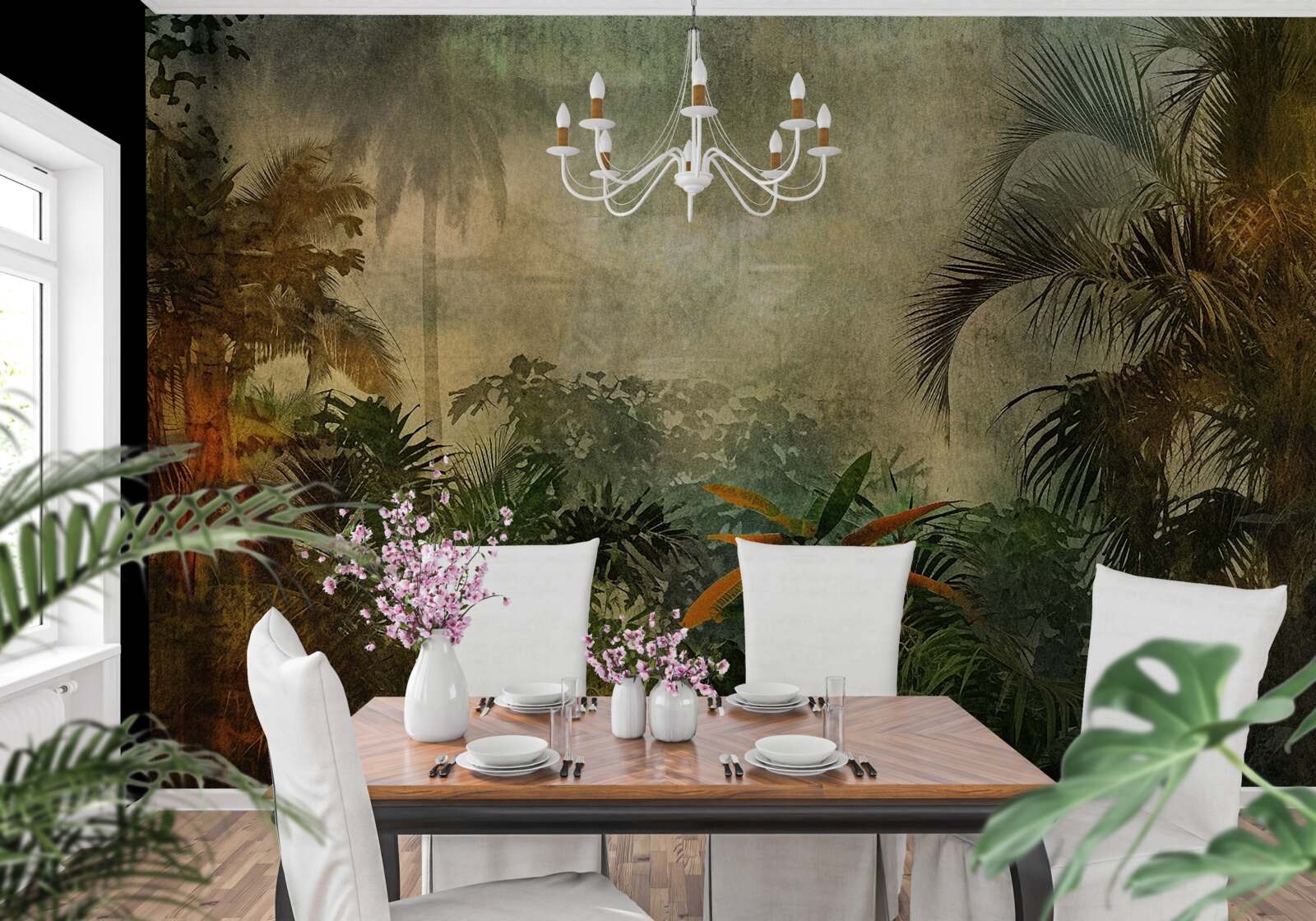 Fototapeta bujna flora w lasach tropikalnych