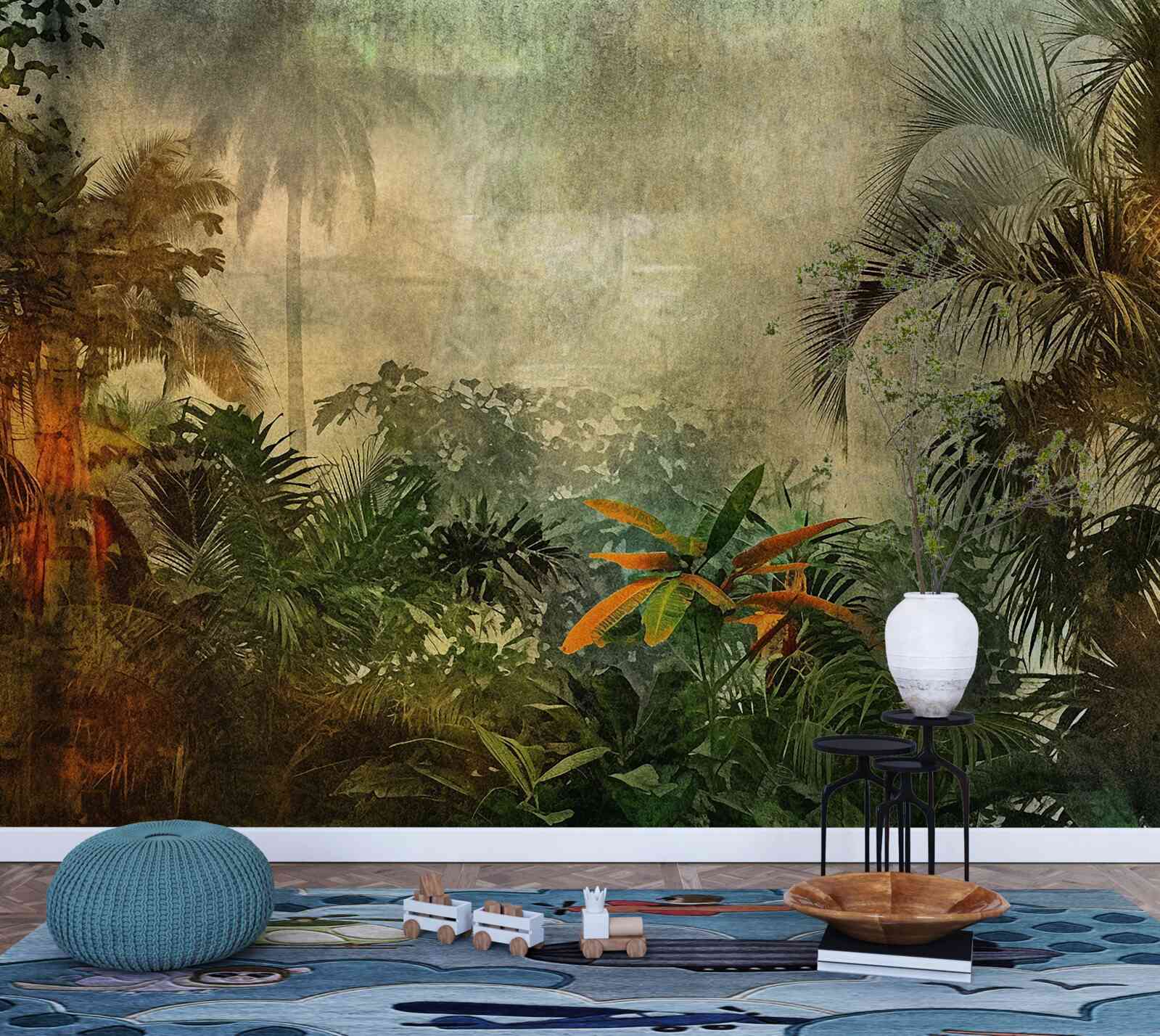 Fototapeta bujna flora w lasach tropikalnych