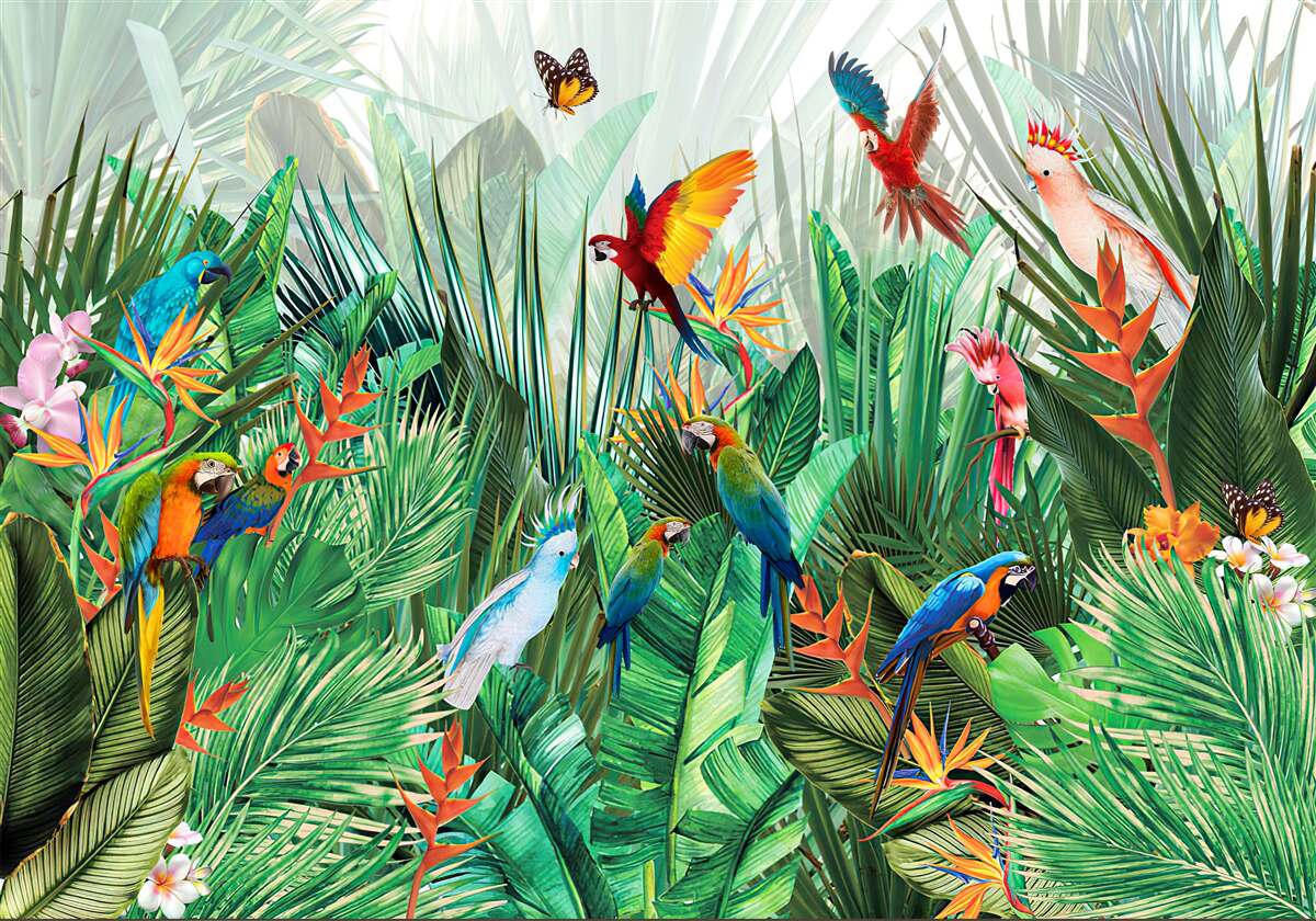 Fototapeta mieszkańcy dżungli