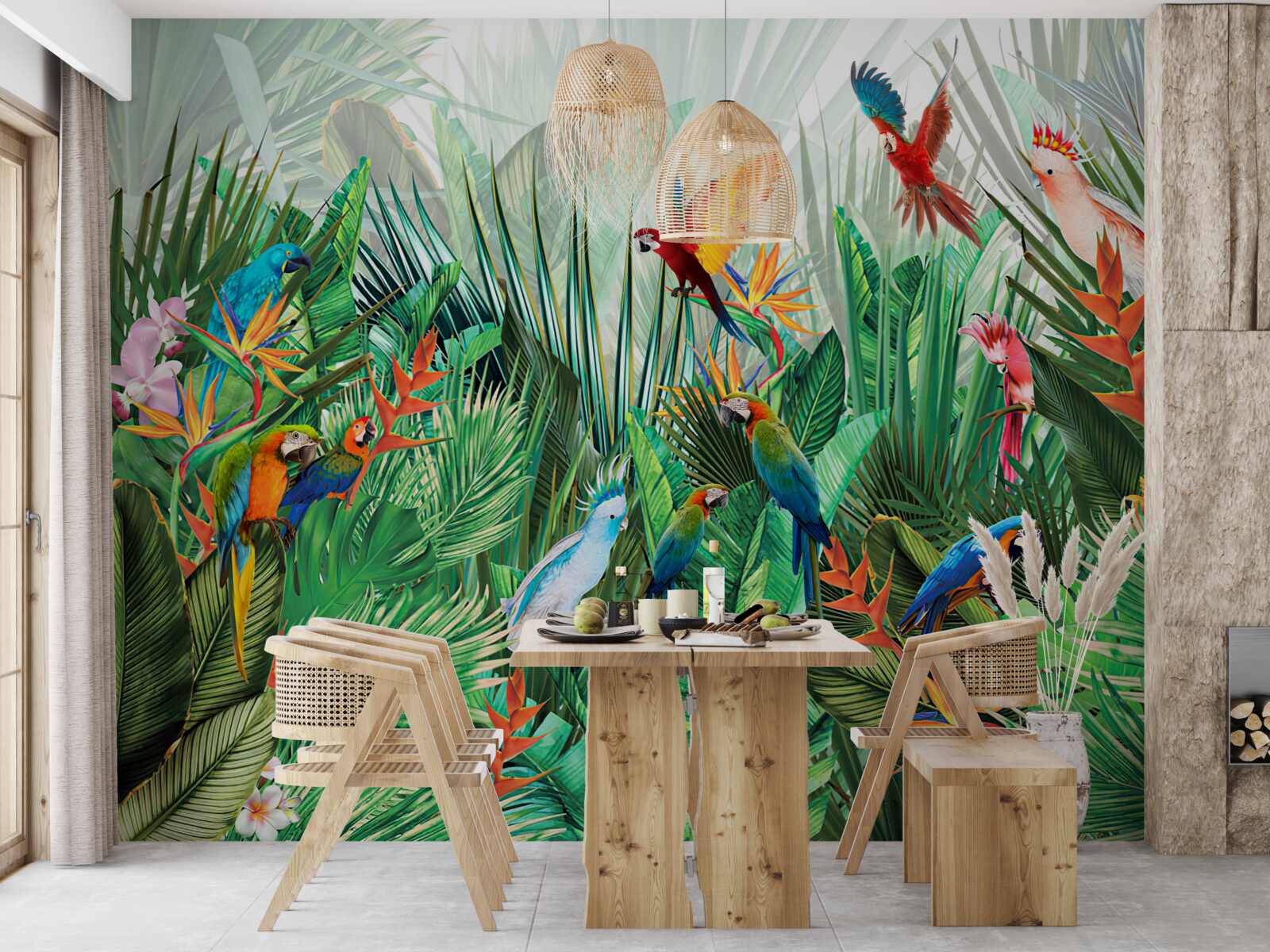 Fototapeta mieszkańcy dżungli