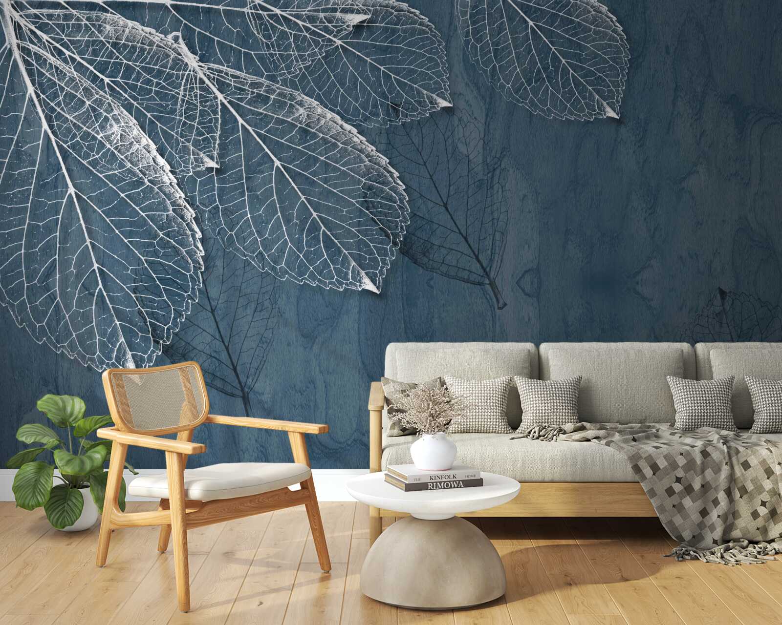 Fototapeta liście są przezroczyste jak skrzydła motyla