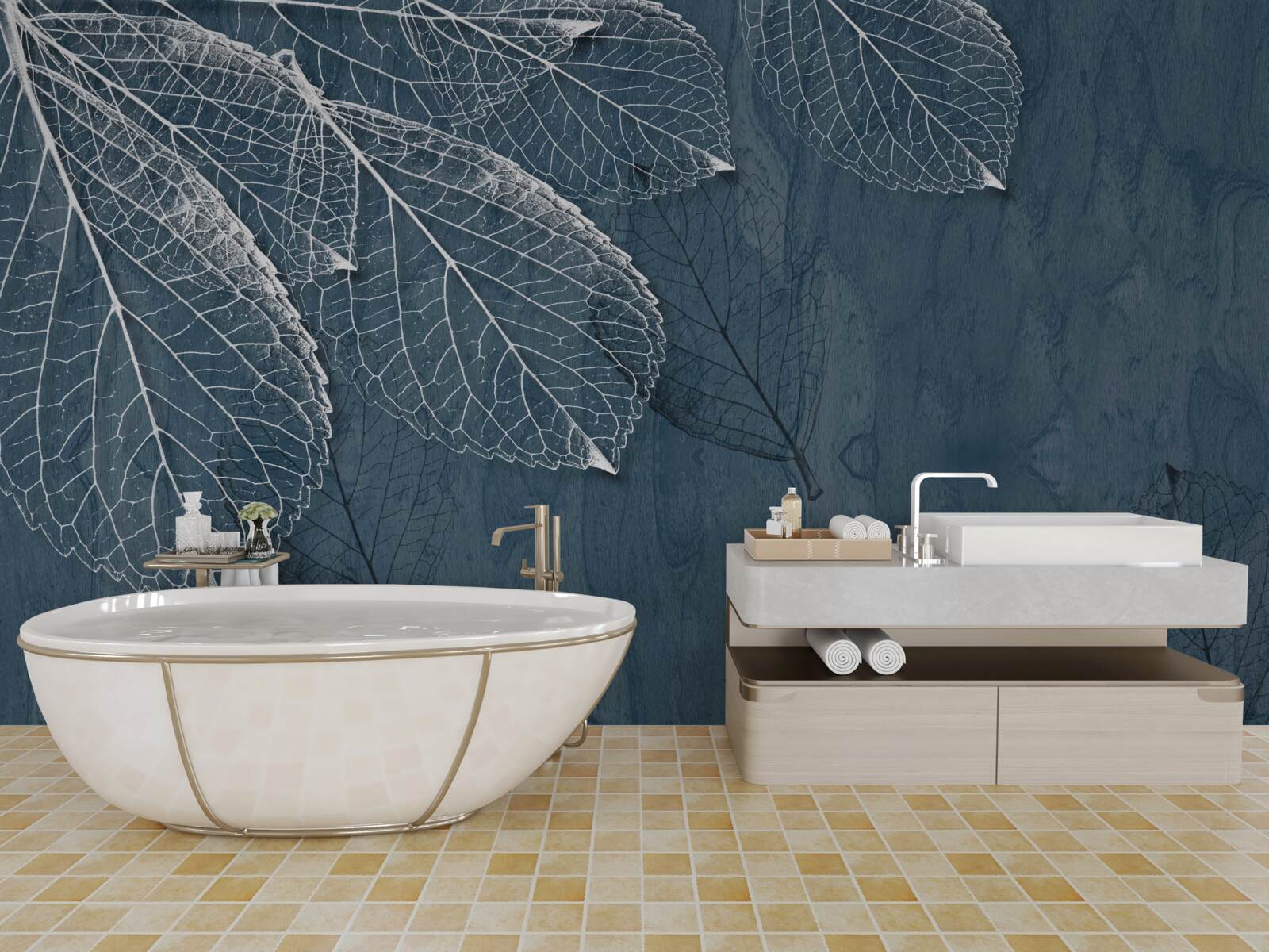 Fototapeta liście są przezroczyste jak skrzydła motyla