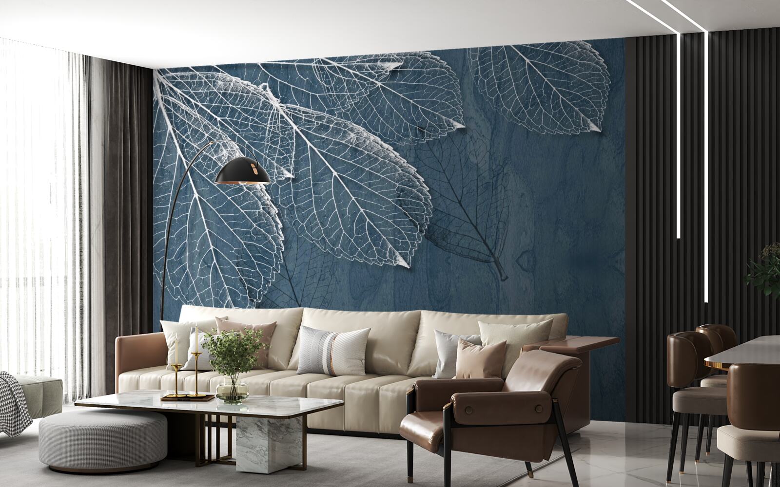 Fototapeta liście są przezroczyste jak skrzydła motyla