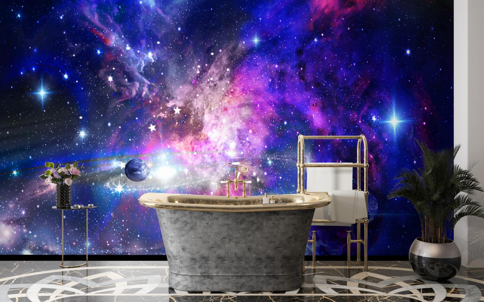 Fototapeta planety i galaktyki