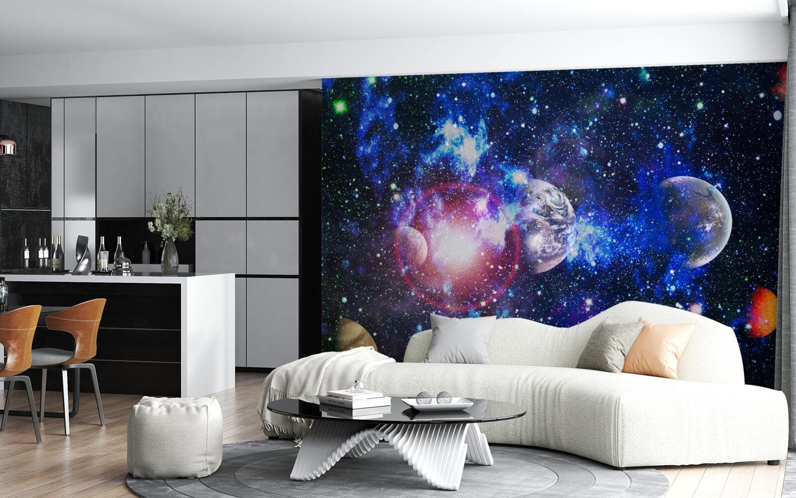 Fototapeta przestronny i tajemniczy wszechświat