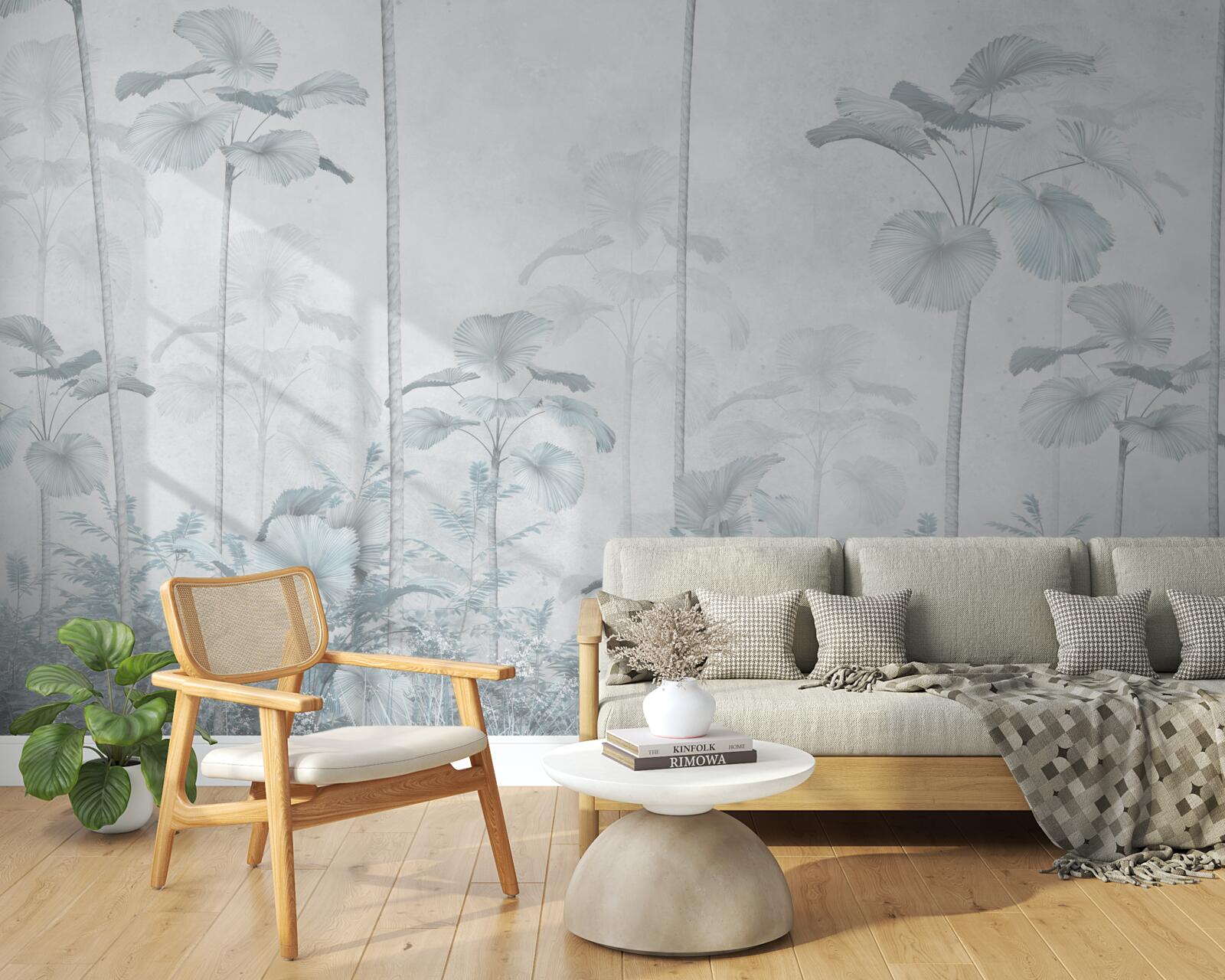 Fototapeta gęsta mgła w regionie tropikalnym