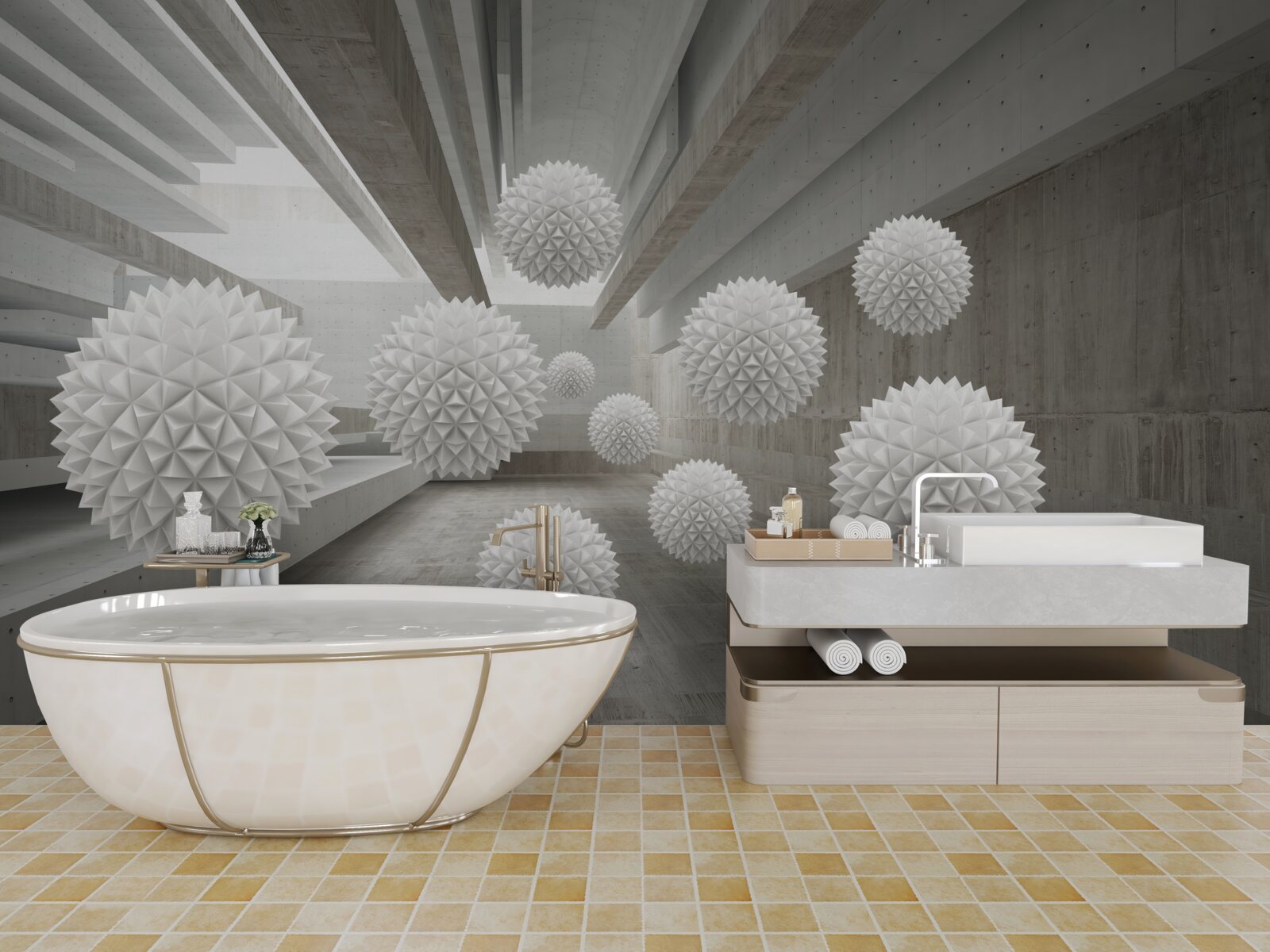 Fototapeta nieskończoność wzywa balony w swoje ramiona