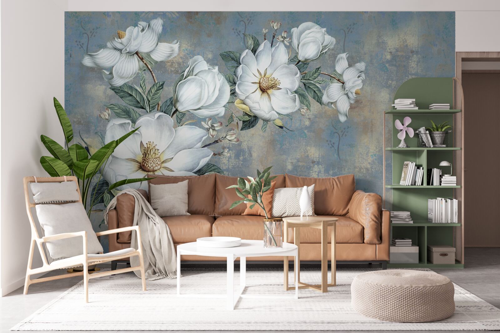 Fototapeta pąki białej lilii spoczywają na powierzchni wody