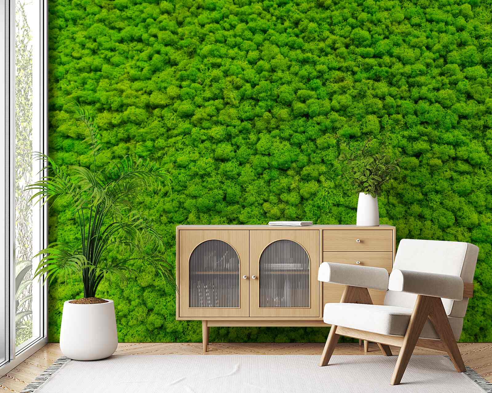 Fototapeta widok zielonego liścia z wysokiego punktu