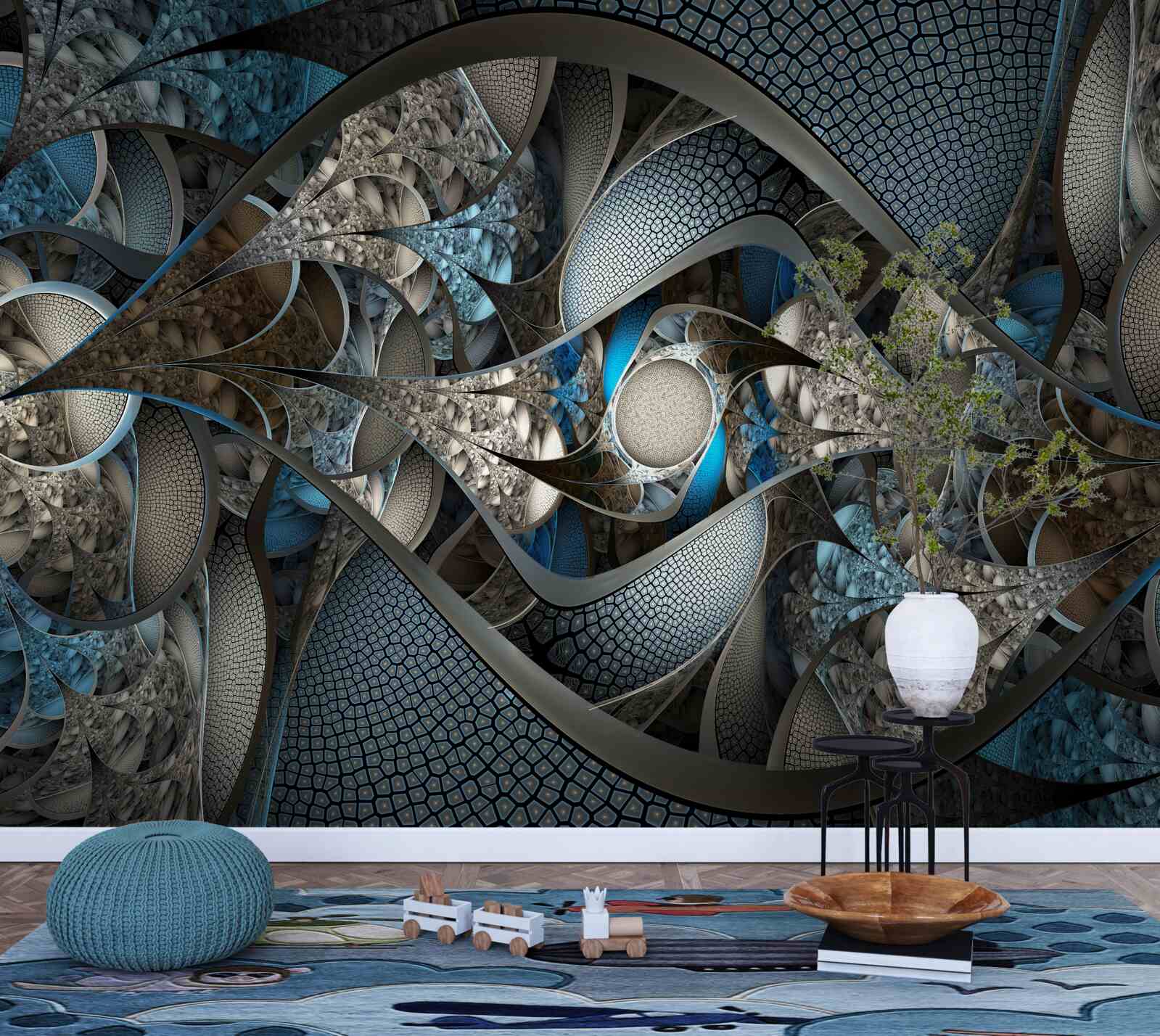 Fototapeta ekstrawaganckie abstrakcyjne tło