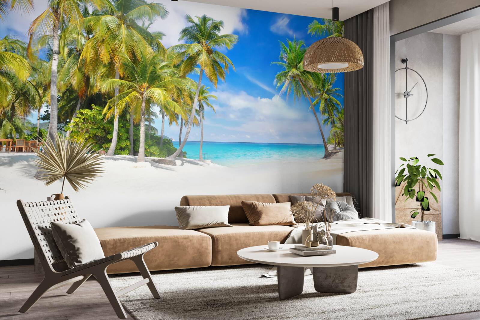 Fototapeta brzeg oceanu z piaszczystą powierzchnią