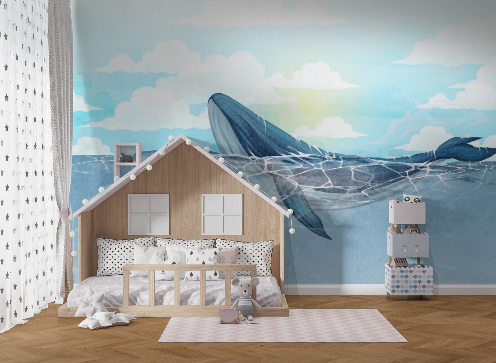 Fototapeta dwie orki są w żywiole wody