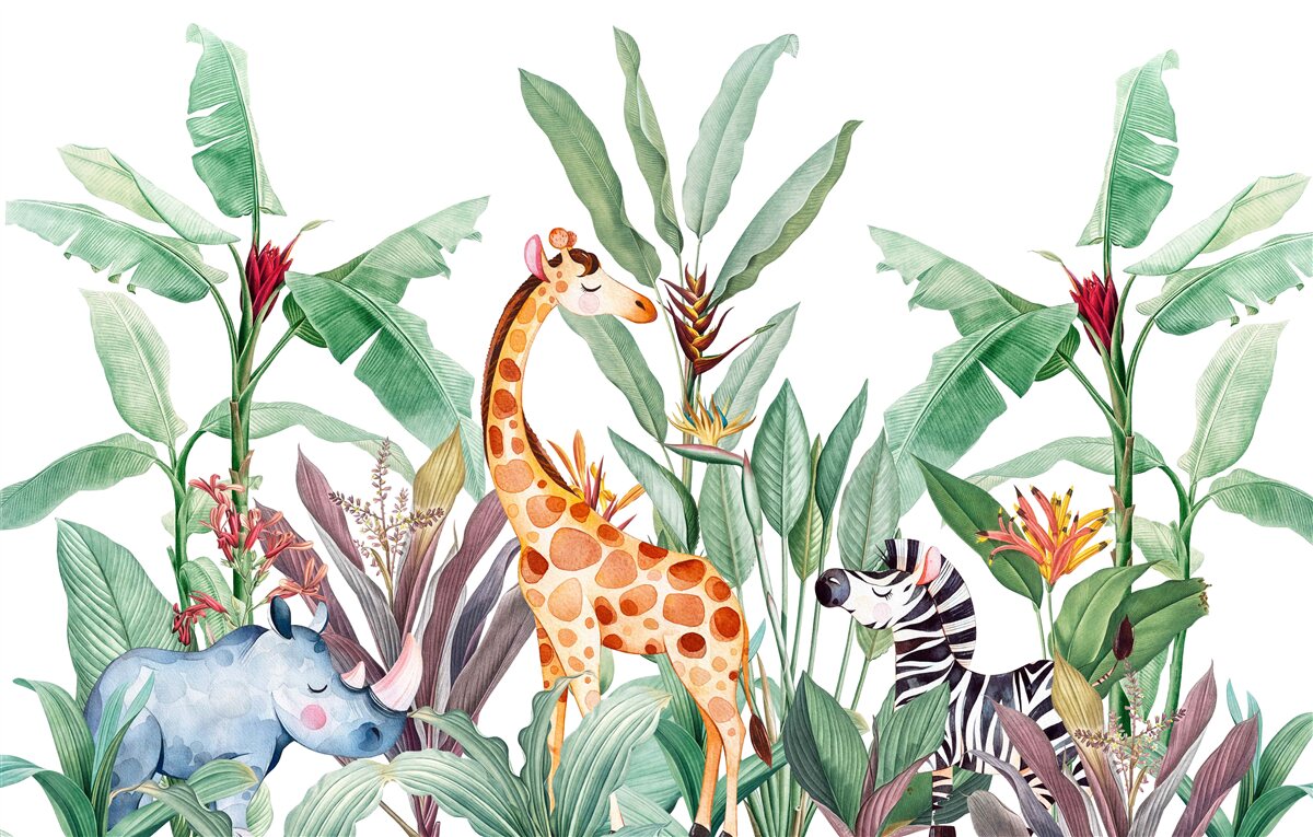 Fototapeta stworzenia natury korzystają z jej rozkoszy