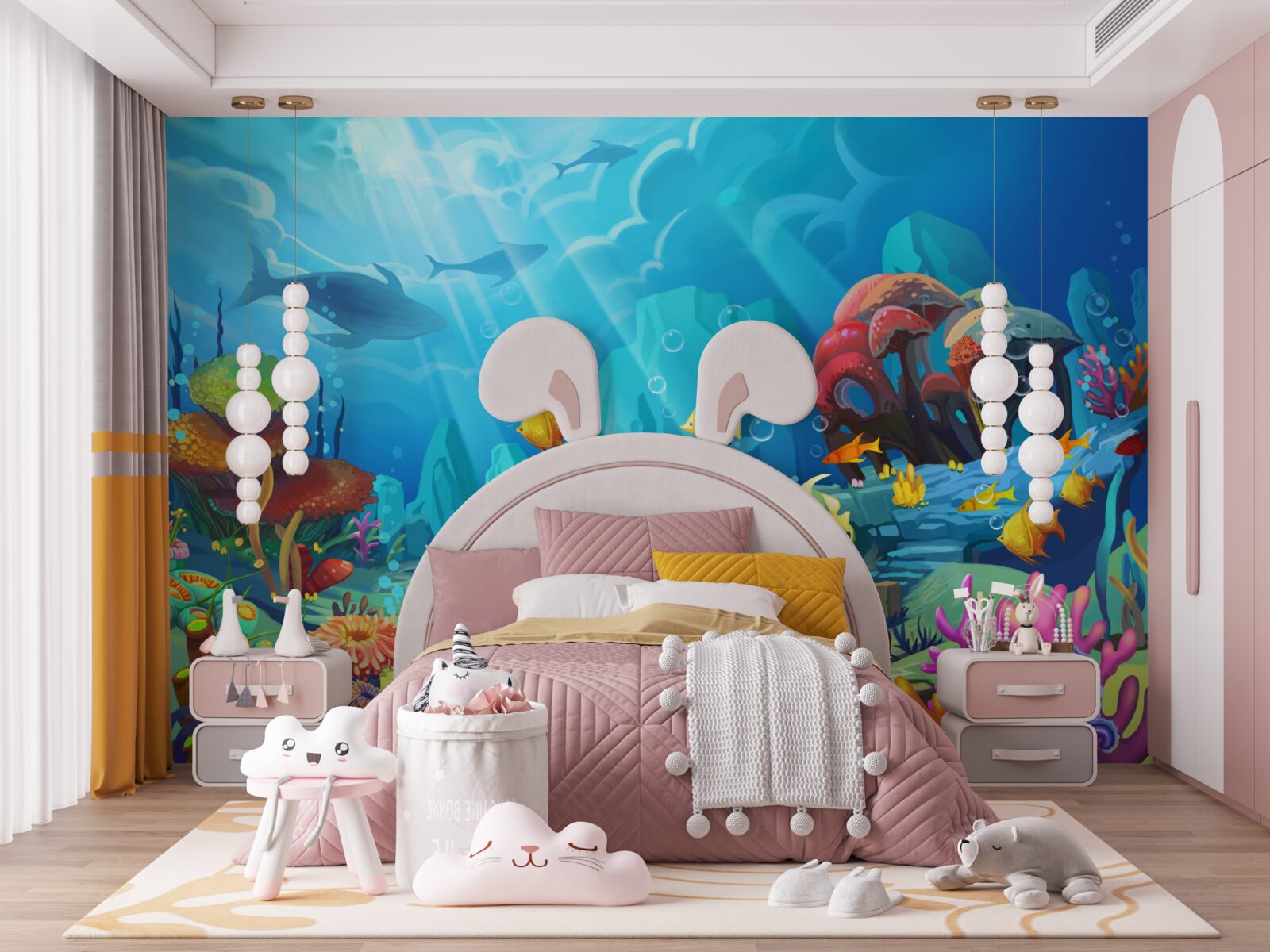 Fototapeta podwodny wszechświat pełen kolorów