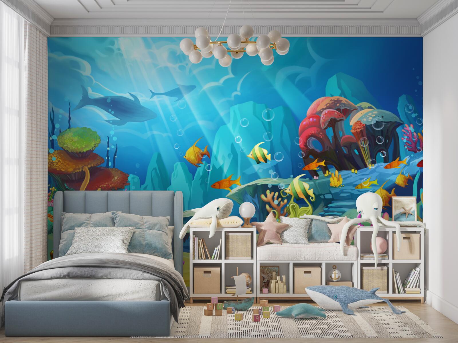 Fototapeta podwodny wszechświat pełen kolorów