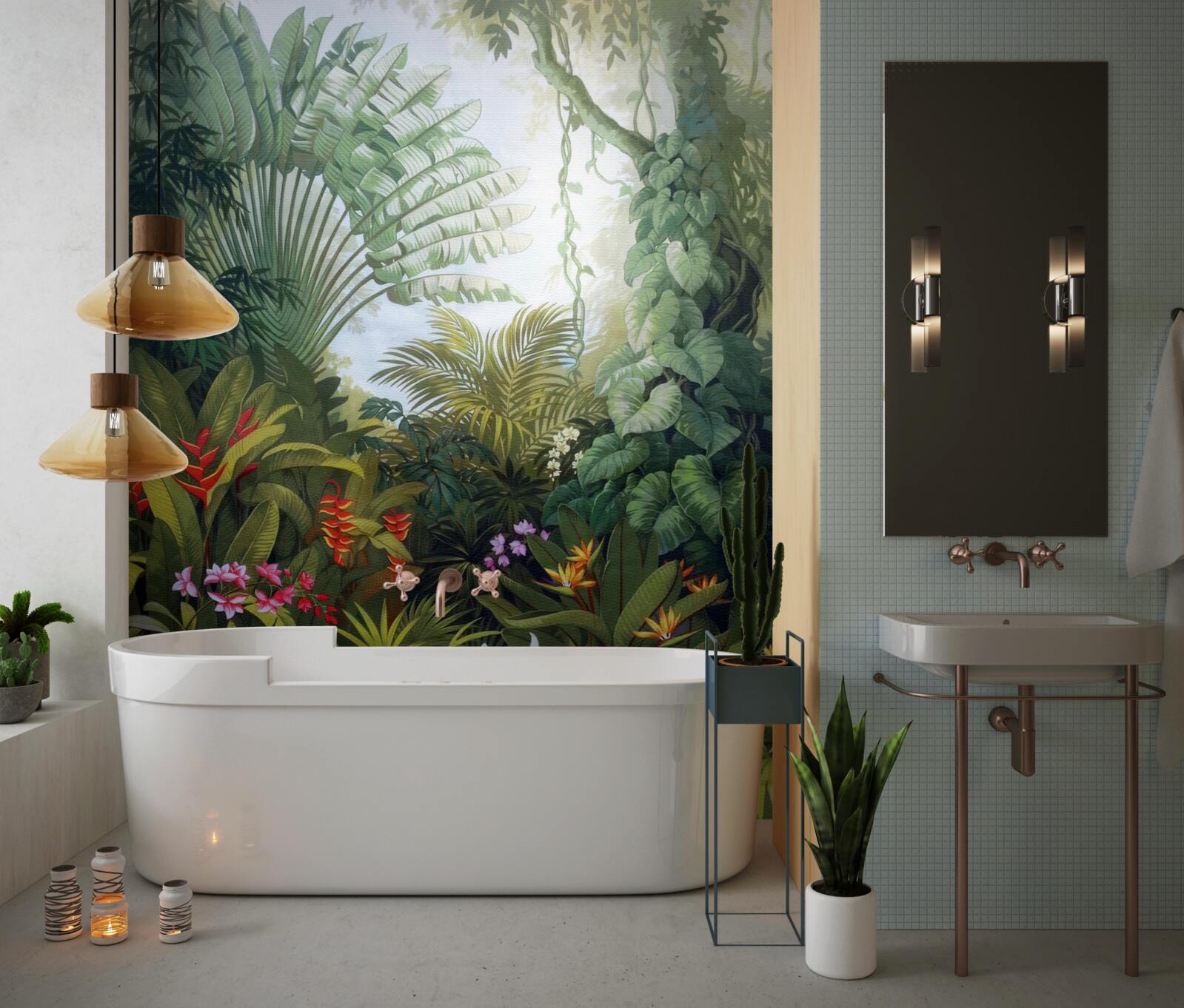 Fototapeta fascynujące i tajemnicze lasy deszczowe