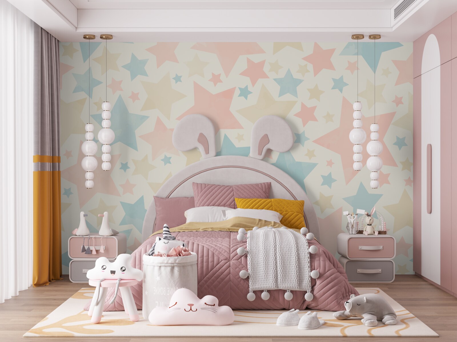 Fototapeta gwiazdy wszystkich kolorów