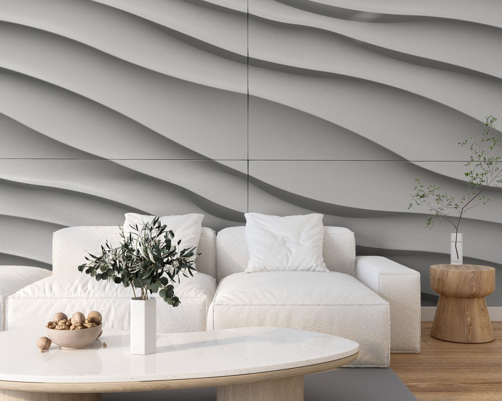 Fototapeta fale są niebieskie i gładkie