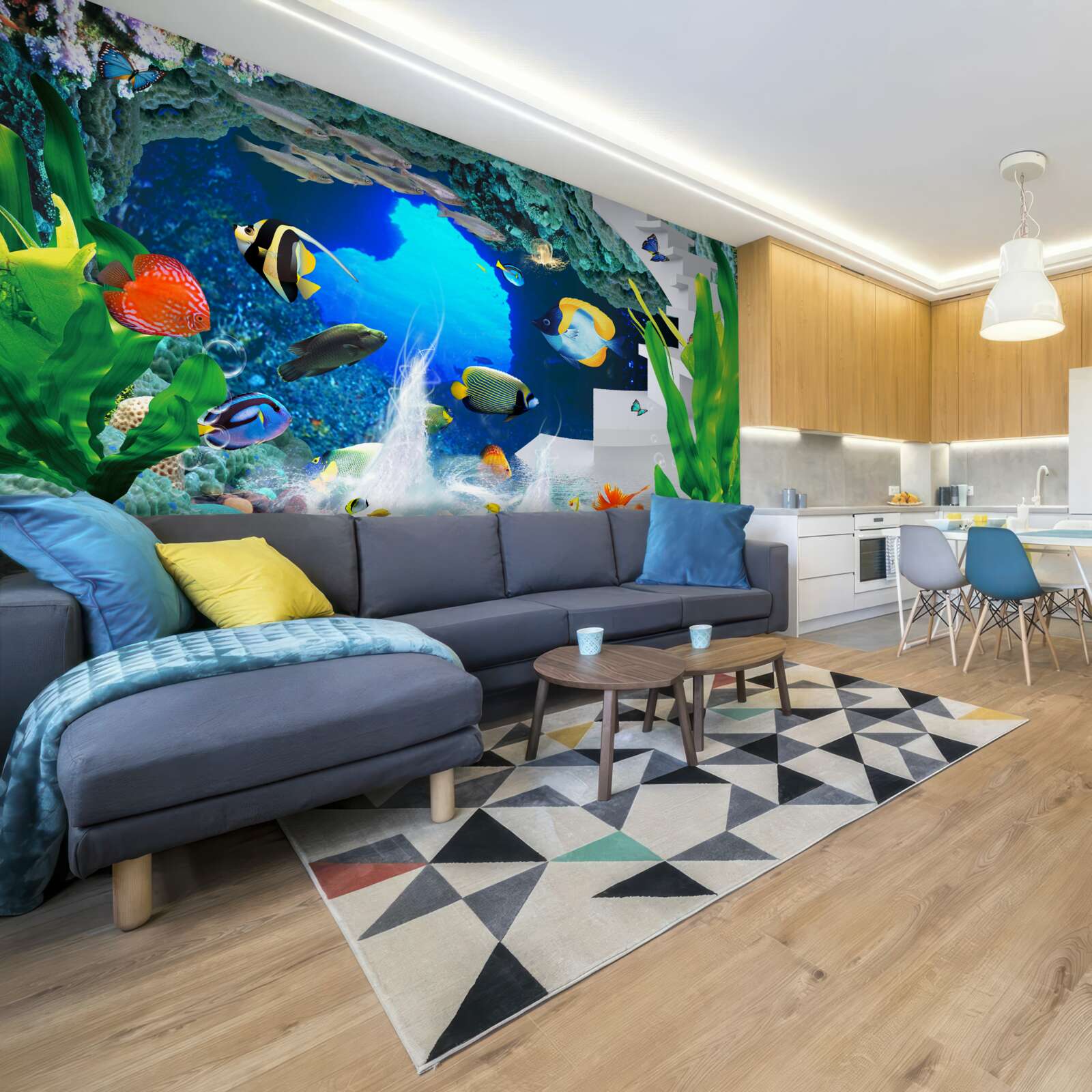 Fototapeta mieszkańcy podwodnych głębin