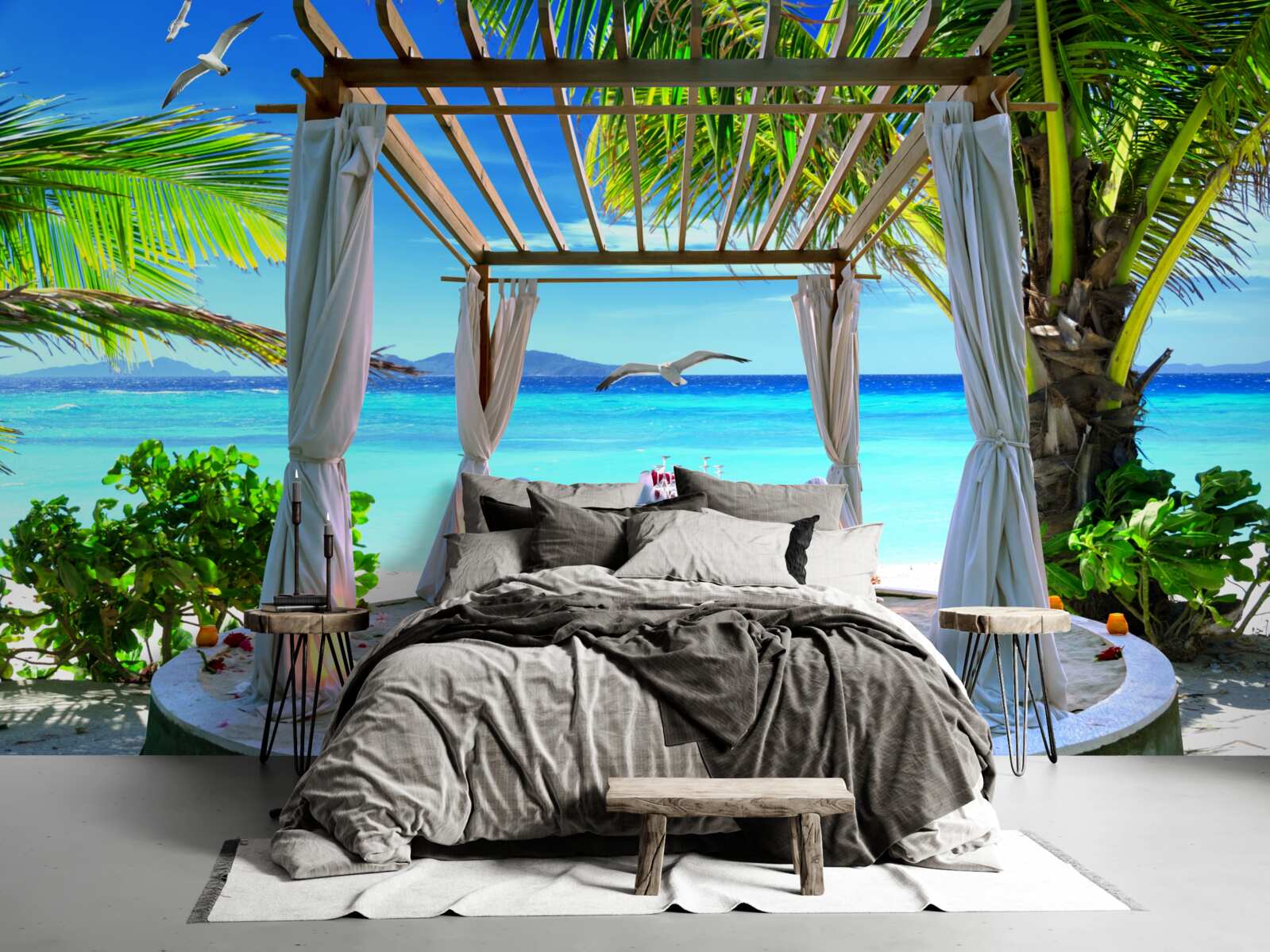 Fototapeta stół plażowy