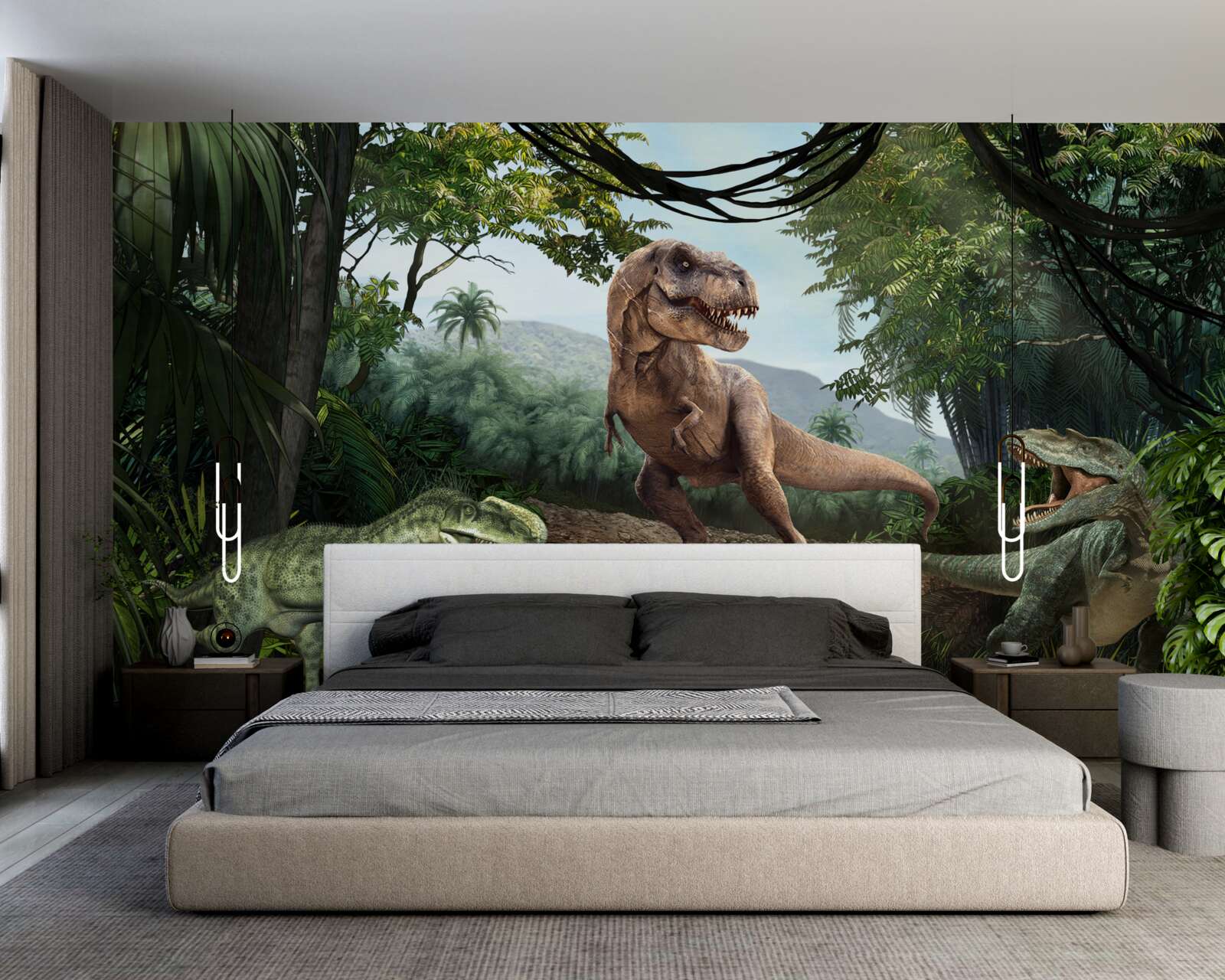 Fototapeta okres dinozaurów w strefie tropikalnej