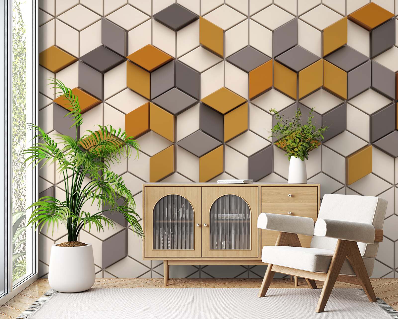 Fototapeta bloki o różnych krawędziach