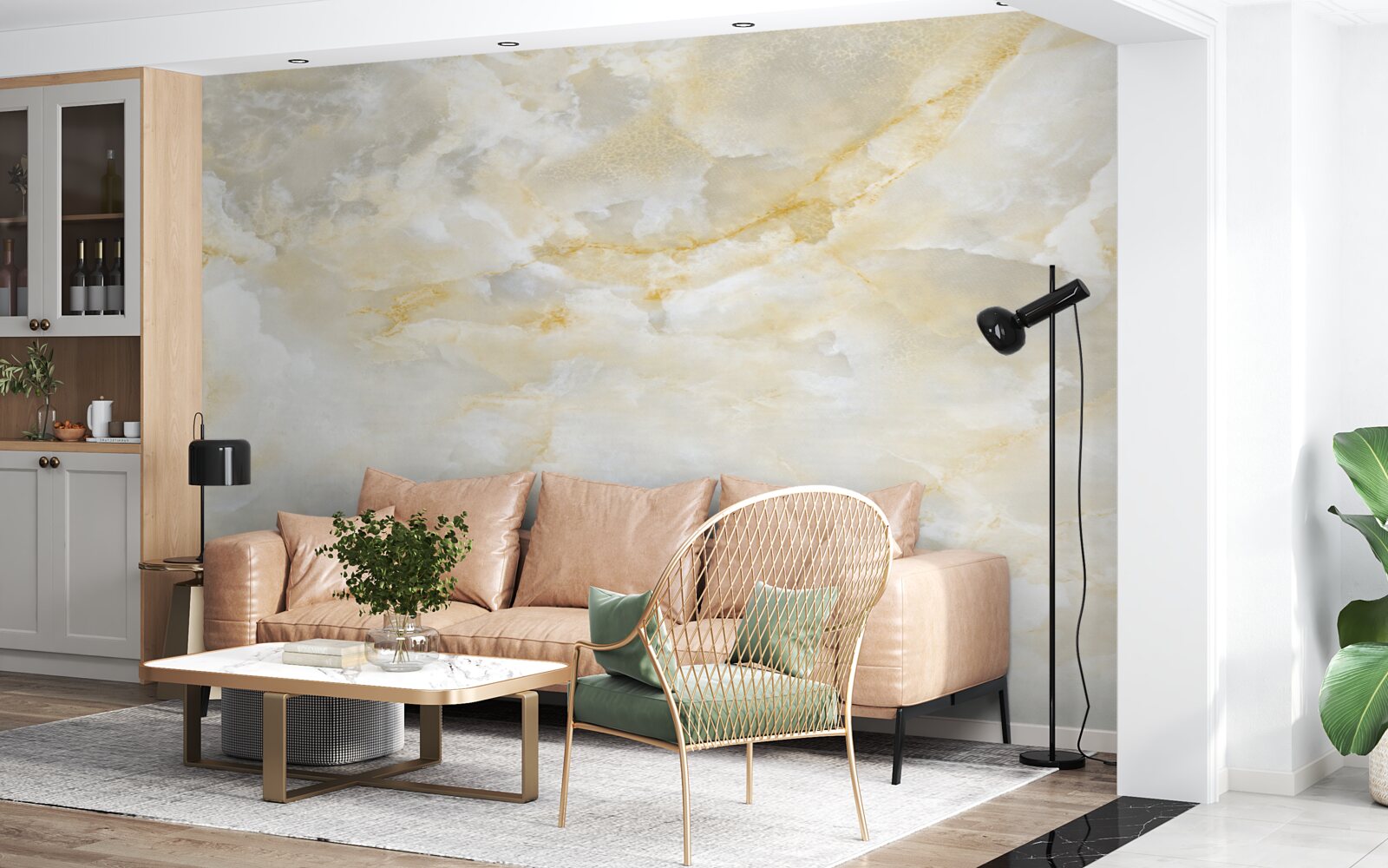 Fototapeta chmury przepełnione deszczem o świcie światła