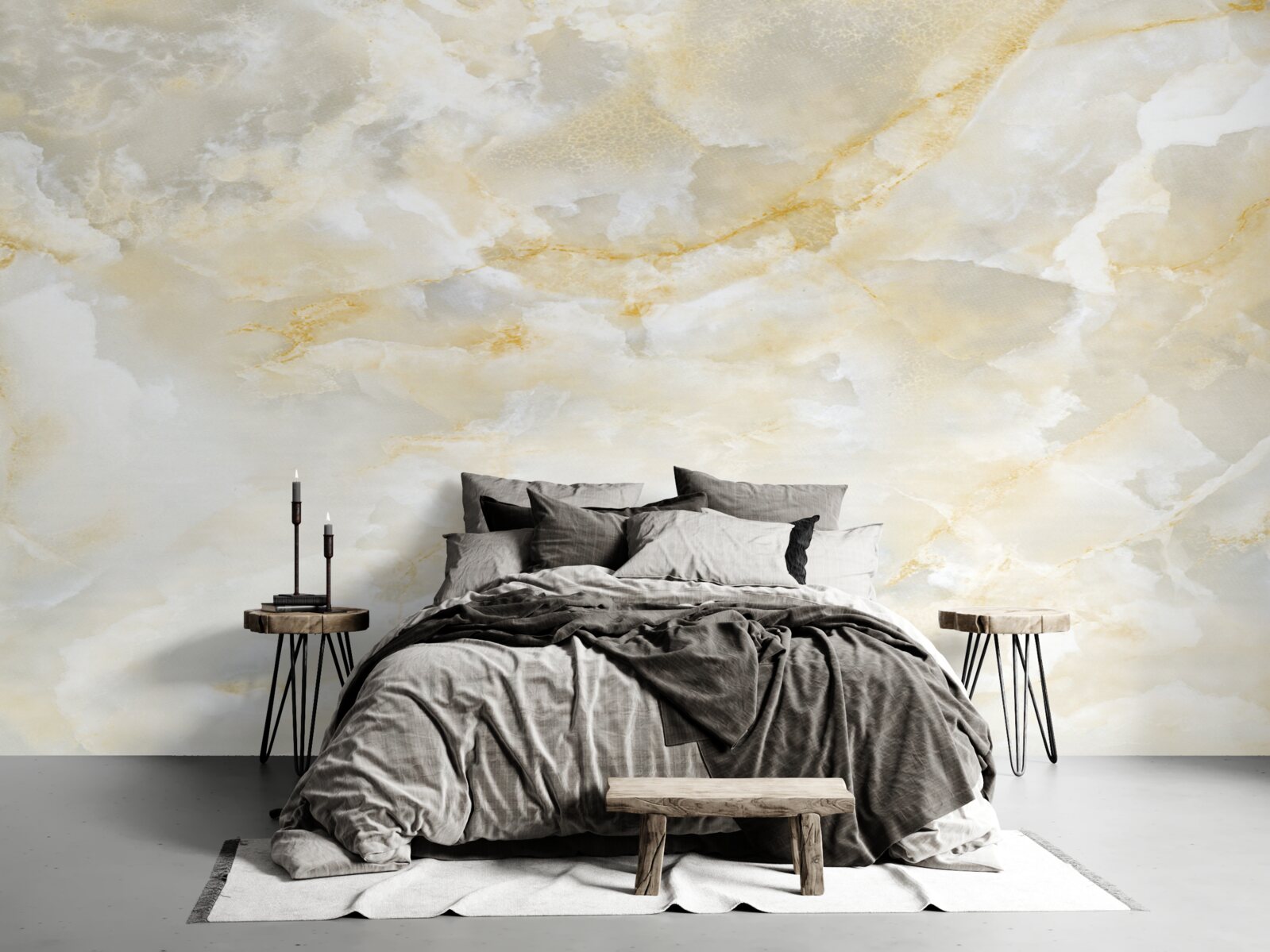 Fototapeta chmury przepełnione deszczem o świcie światła