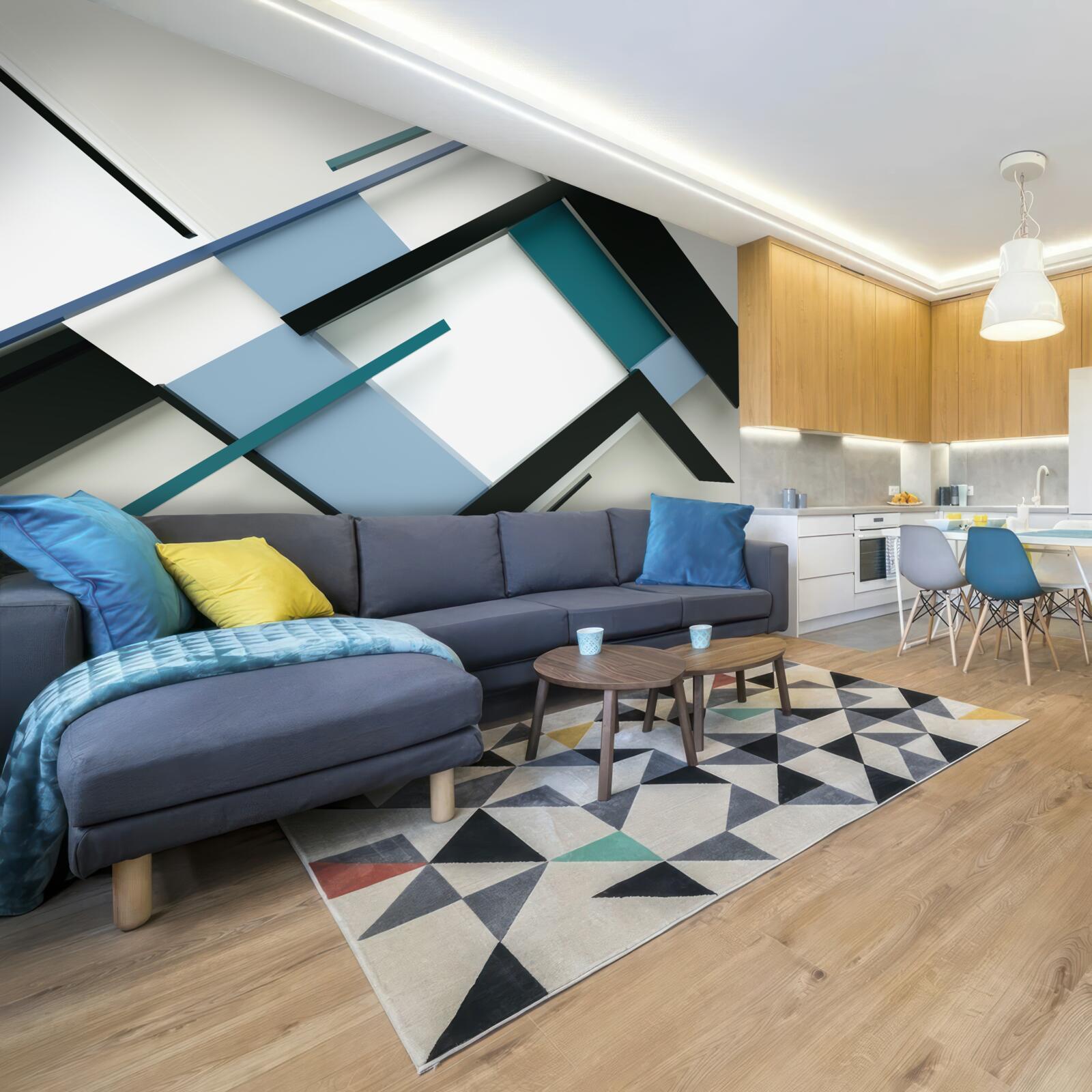 Fototapeta kształty geometryczne w abstrakcji